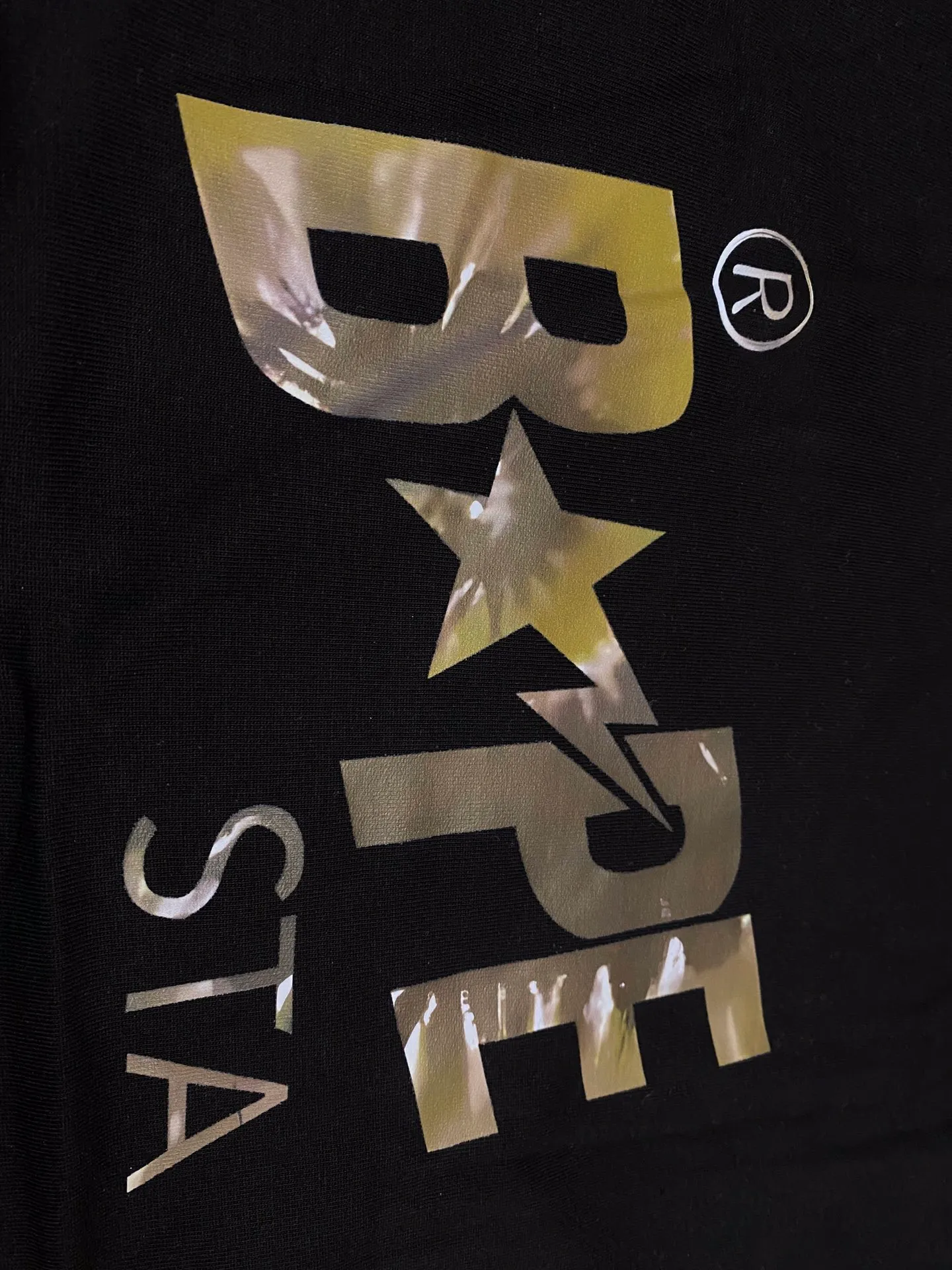 SC114#p110💰 (top version) BAPE tie-dye letter star printed short-sleeved T-shirt Made of 260 grams of high-quality high-weave pure cotton fabric, double yarn combed, soft texture and no pilling Imported environmentally friendly printing glue, bright and three-dimensional pattern, quality 💥Same style for men and women, the upper body is fashionable Color: black white Size: S M L XL XXL