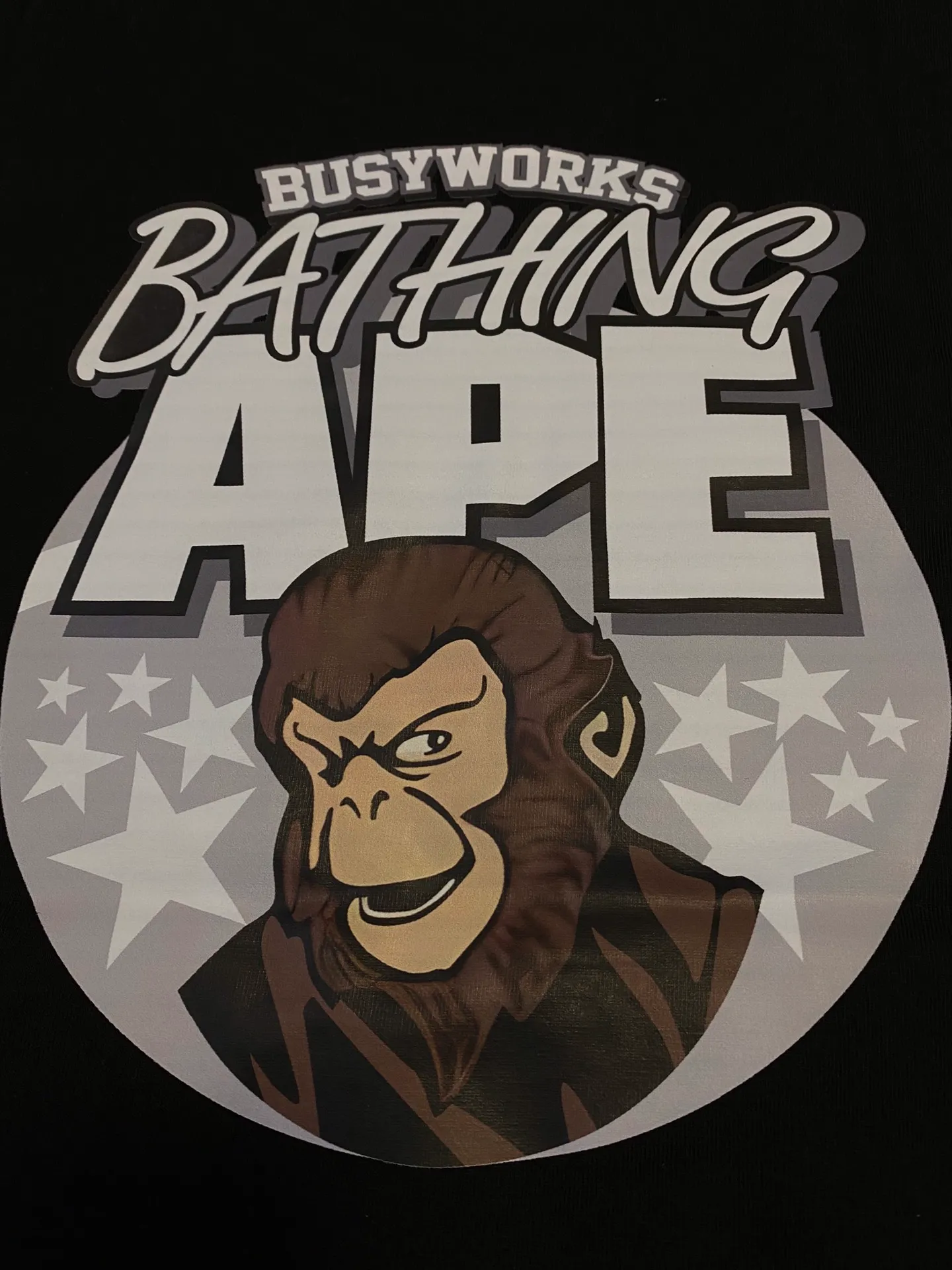 SC137#p110💰 (top version) BAPE ape head pattern letter printed short-sleeved T-shirt Made of 260 grams of high-quality high-weave pure cotton fabric, double yarn combed, soft texture and no pilling Imported environmentally friendly printing glue, bright and three-dimensional pattern, quality 💥Same style for men and women, the upper body is fashionable Color: black white Size: S M L XL XXL