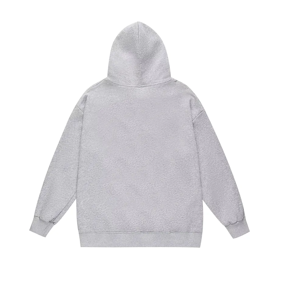 P190 model number SC616# terry 85 plus velvet 95 (top version) BAPE ape head co-branded bronzing owl print hooded sweatshirt Made of 380g large terry (drop shoulder large version) fabric, soft and non-pilling, imported environmentally friendly printing glue, bright and three-dimensional pattern, quality 💥Same style for men and women, the upper body is fashionable Color: black white gray Size: S M L XL XXL