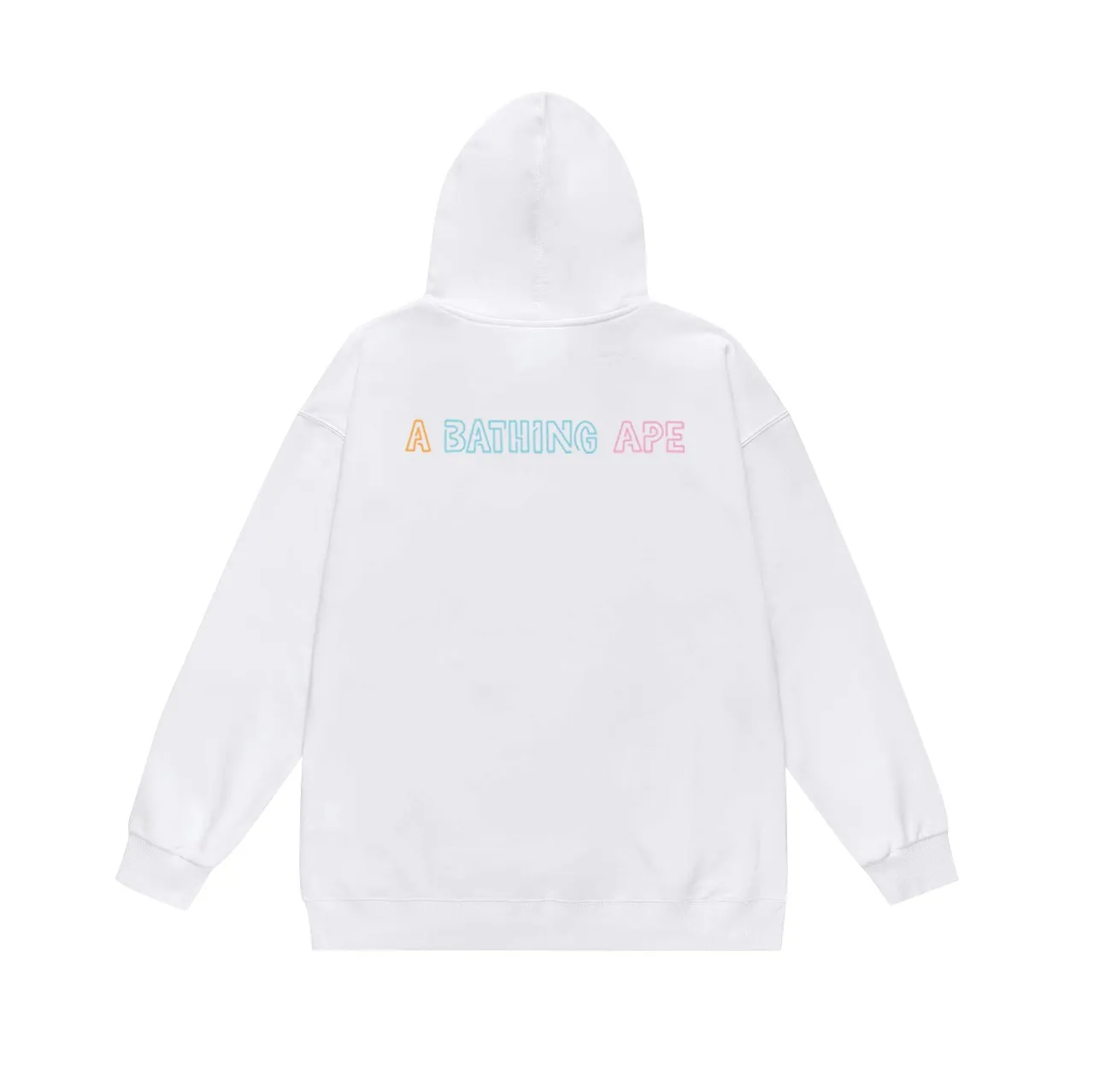 Model No. SC621#terry p160 plus velvet p180💰 (top version) BAPE ape head letter printed hooded sweatshirt. Made of 380g large terry 430g silver fox velvet (drop shoulder large version) fabric. The texture is soft and non-pilling. Imported environmentally friendly printing glue. The pattern is bright and three-dimensional. Quality💥Same style for men and women. The upper body is trendy. Color: black white gray Size: S M L XL XXL