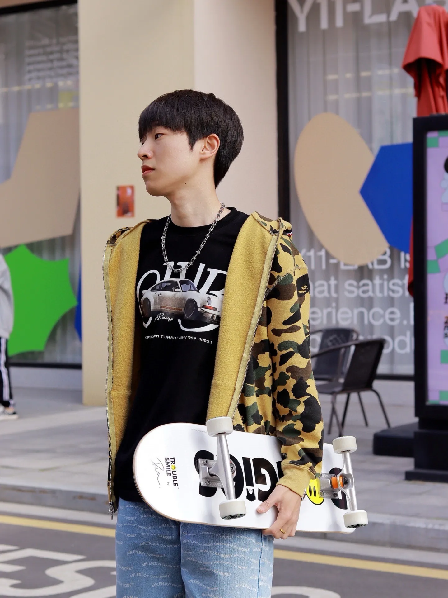 💰380 BAPE 1ST CAMO SHARK FULL Classic counter model Camouflage shark hooded zipper sweatshirt Machine-printed camouflage Top-quality fabric High-end 1:1 replica Customized fabric Couple model: S—XXL [Camouflage yellow, Camouflage green, Camouflage red, Camouflage purple, Camouflage blue, Camouflage gray]