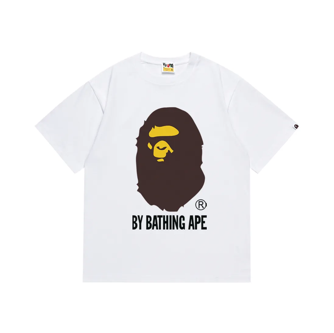 SC040#p110💰 (Top version) BAPE Ape Man's Big Head classic reproduction printed short-sleeved T-shirt Made of 260 grams of high-quality high-weave pure cotton fabric, double yarn combed, soft texture without pilling, imported environmentally friendly printing glue, bright and three-dimensional pattern, quality 💥unisex style, the upper body is trendy Color: black, white, red, pink, navy, coffee, khaki, light blue, Klein blue, grass green, burgundy, purple (12 colors) Size: S M L XL XXL