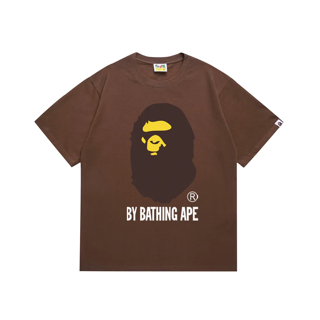 SC040#p110💰 (Top version) BAPE Ape Man's Big Head classic reproduction printed short-sleeved T-shirt Made of 260 grams of high-quality high-weave pure cotton fabric, double yarn combed, soft texture without pilling, imported environmentally friendly printing glue, bright and three-dimensional pattern, quality 💥unisex style, the upper body is trendy Color: black, white, red, pink, navy, coffee, khaki, light blue, Klein blue, grass green, burgundy, purple (12 colors) Size: S M L XL XXL