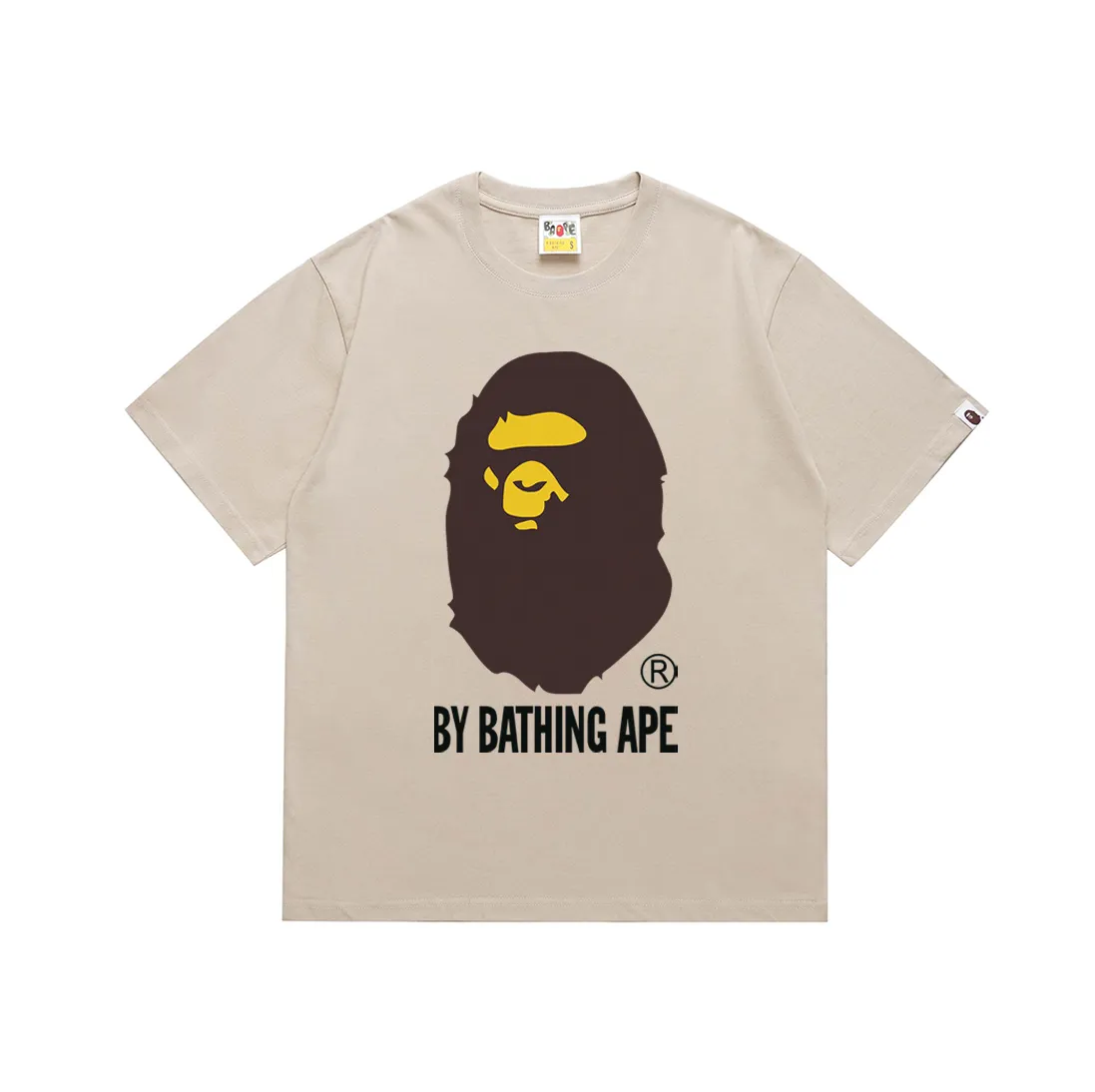SC040#p110💰 (Top version) BAPE Ape Man's Big Head classic reproduction printed short-sleeved T-shirt Made of 260 grams of high-quality high-weave pure cotton fabric, double yarn combed, soft texture without pilling, imported environmentally friendly printing glue, bright and three-dimensional pattern, quality 💥unisex style, the upper body is trendy Color: black, white, red, pink, navy, coffee, khaki, light blue, Klein blue, grass green, burgundy, purple (12 colors) Size: S M L XL XXL