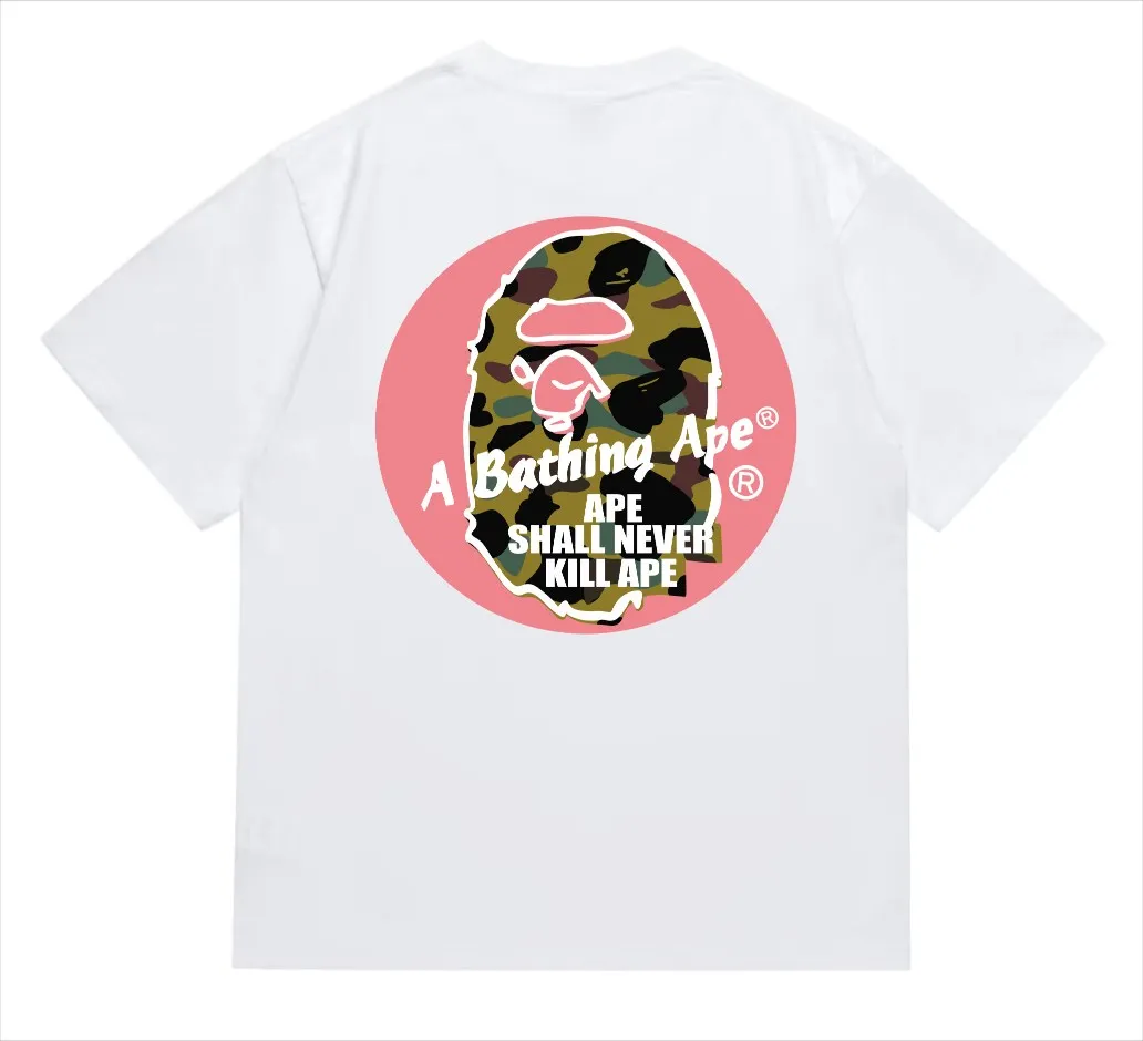 SC205#p110💰 (top version) BAPE×Stussy co-branded Stussy letter ape print T-shirt Made of 260 grams of high-quality high-weave pure cotton fabric, double yarn combed, soft texture without pilling, imported environmentally friendly printing glue, bright and three-dimensional pattern, quality 💥Same style for men and women, the upper body is fashionable Color: black and blue, gray and blue, pink and blue, red and blue, white and blue, white pink, gray pink, pink, red pink, black pink Size: S M L XL XXL