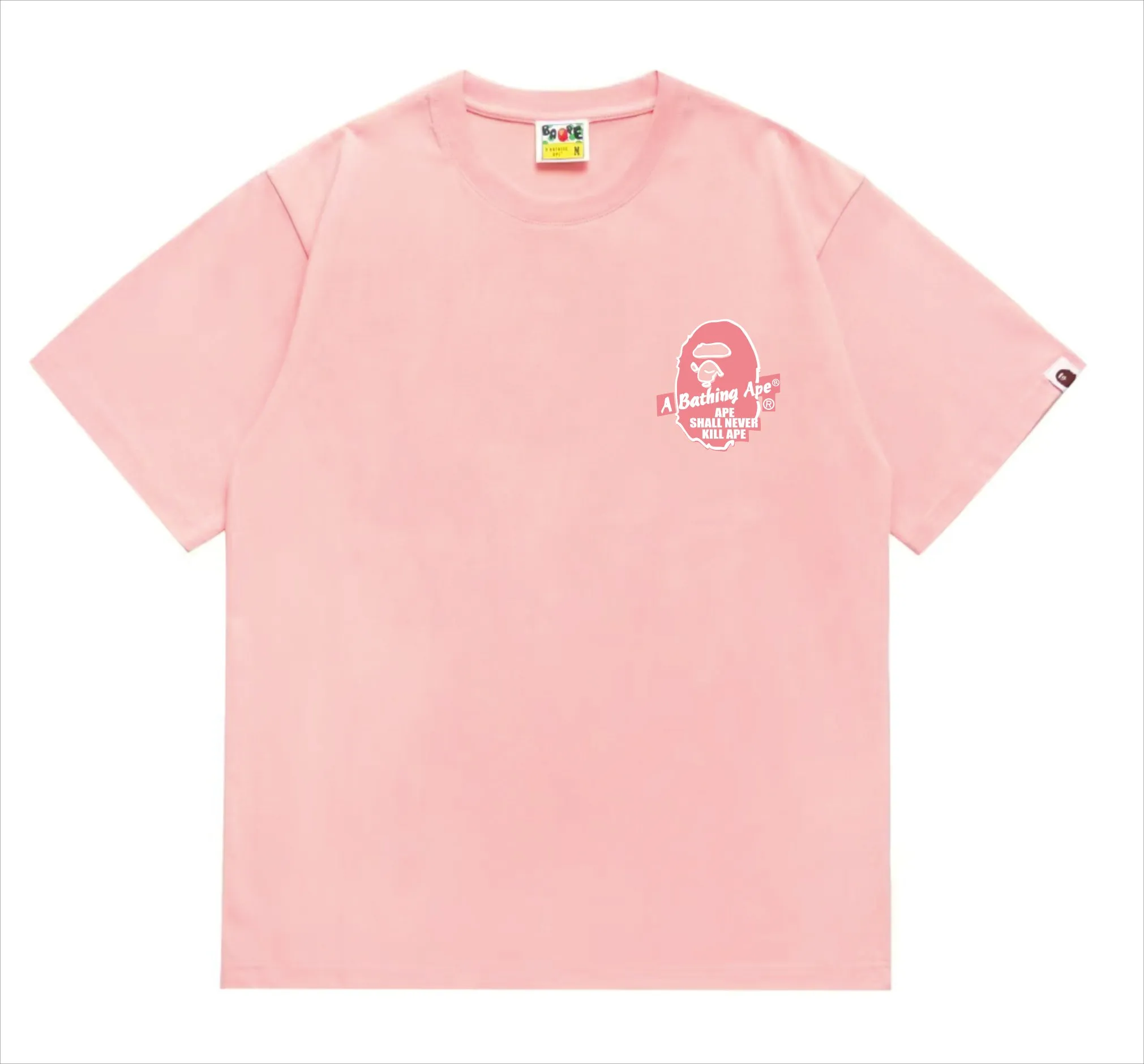 SC205#p110💰 (top version) BAPE×Stussy co-branded Stussy letter ape print T-shirt Made of 260 grams of high-quality high-weave pure cotton fabric, double yarn combed, soft texture without pilling, imported environmentally friendly printing glue, bright and three-dimensional pattern, quality 💥Same style for men and women, the upper body is fashionable Color: black and blue, gray and blue, pink and blue, red and blue, white and blue, white pink, gray pink, pink, red pink, black pink Size: S M L XL XXL
