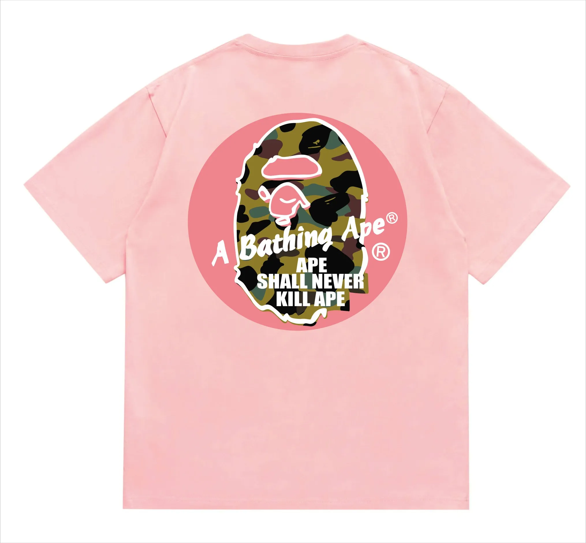 SC205#p110💰 (top version) BAPE×Stussy co-branded Stussy letter ape print T-shirt Made of 260 grams of high-quality high-weave pure cotton fabric, double yarn combed, soft texture without pilling, imported environmentally friendly printing glue, bright and three-dimensional pattern, quality 💥Same style for men and women, the upper body is fashionable Color: black and blue, gray and blue, pink and blue, red and blue, white and blue, white pink, gray pink, pink, red pink, black pink Size: S M L XL XXL