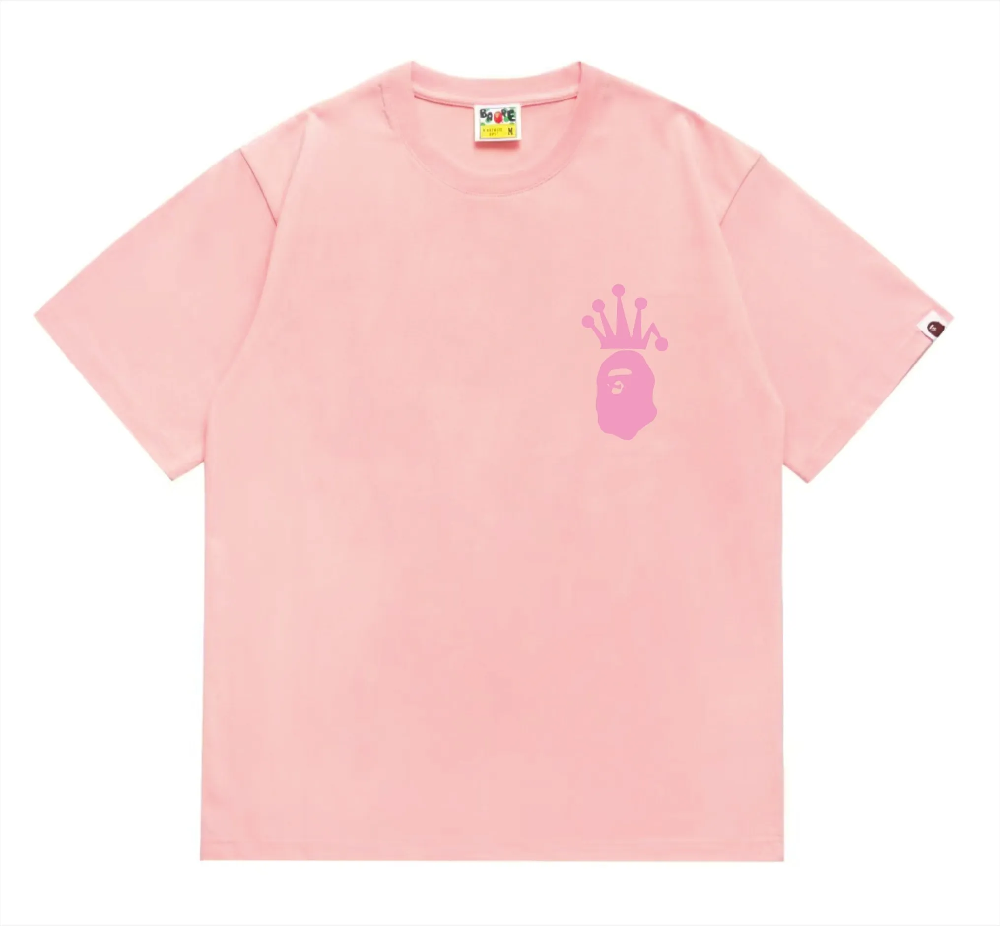 SC208#p110💰 (top version) BAPE×Stussy co-branded Stussy letter ape print T-shirt Made of 260 grams of high-quality high-weave pure cotton fabric, double yarn combed, soft texture and no pilling Imported environmentally friendly printing glue, bright and three-dimensional pattern, quality 💥Same style for men and women, the upper body is fashionable Color: black and yellow, gray and yellow, pink and yellow, red and yellow, white and yellow, black pink, gray powder, pink, red pink, white powder Black and white Gray and white Pink and white Red and white White and black Gray and black Pink and black Red and black Size: S M L XL XXL