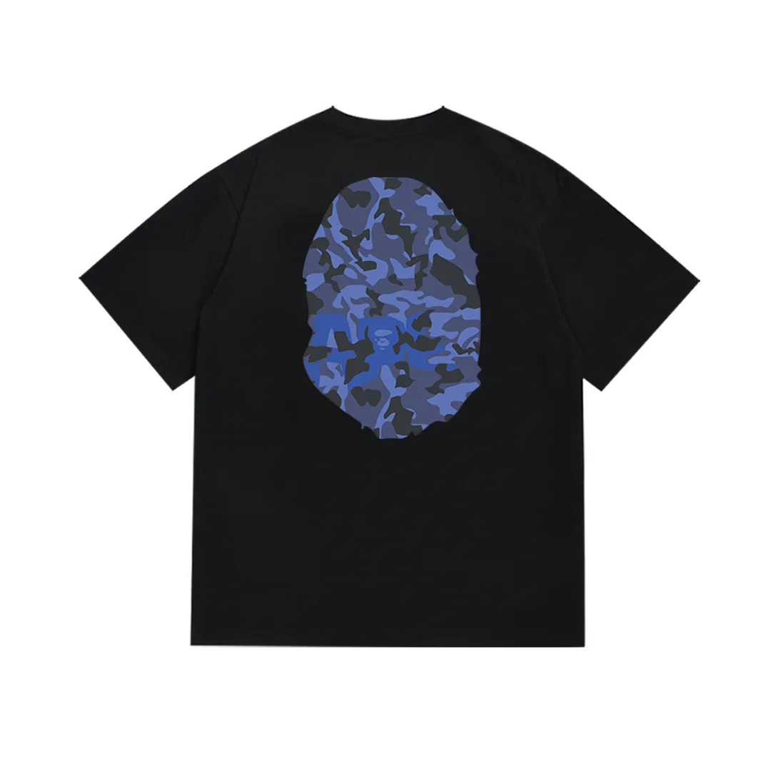 P110 SC028# (top version) BAPE letters desert camouflage ape head double-sided printed short-sleeved T-shirt. Made of 260 grams of high-quality high-weave pure cotton fabric. Double yarn combed. The texture is soft and non-pilling. Imported environmentally friendly printing glue. The pattern is bright and three-dimensional. Quality 💥Same style for men and women. The upper body is trendy. Color: black and white. Size: S M L XL XXL