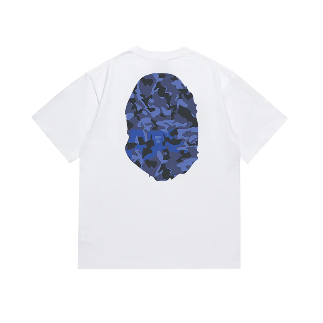 P110 SC028# (top version) BAPE letters desert camouflage ape head double-sided printed short-sleeved T-shirt. Made of 260 grams of high-quality high-weave pure cotton fabric. Double yarn combed. The texture is soft and non-pilling. Imported environmentally friendly printing glue. The pattern is bright and three-dimensional. Quality 💥Same style for men and women. The upper body is trendy. Color: black and white. Size: S M L XL XXL