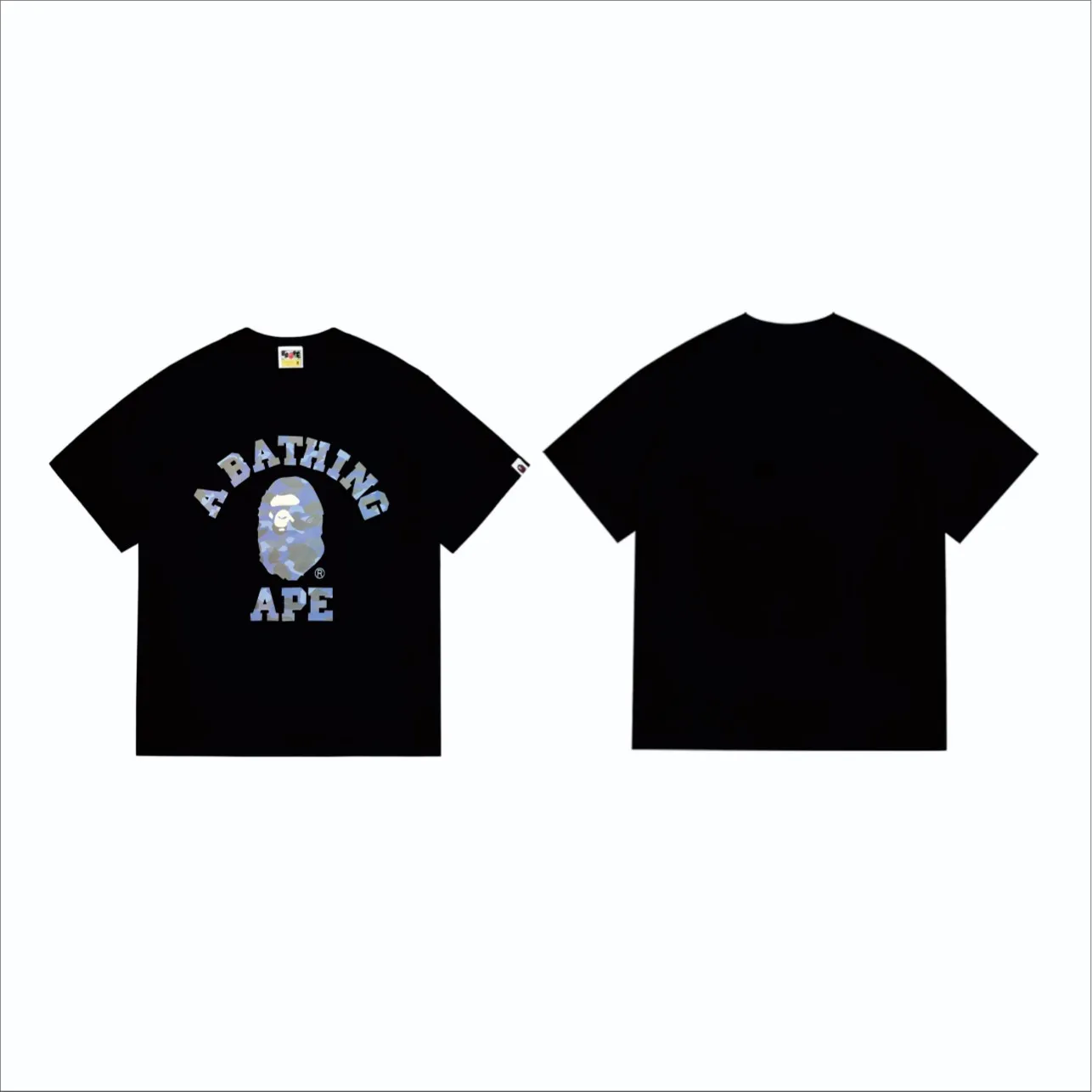 SC249#p110💰 (top version) BAPE camouflage ape head letter printed short-sleeved T-shirt Made of 260 grams of high-quality high-weave pure cotton fabric, double yarn combed, soft texture without pilling, imported environmentally friendly printing glue, bright and three-dimensional pattern, quality 💥unisex style, the upper body is fashionable Color: black red white red black purple white purple black yellow white yellow black blue white blue black camouflage green white camouflage green Size: S M L XL XXL