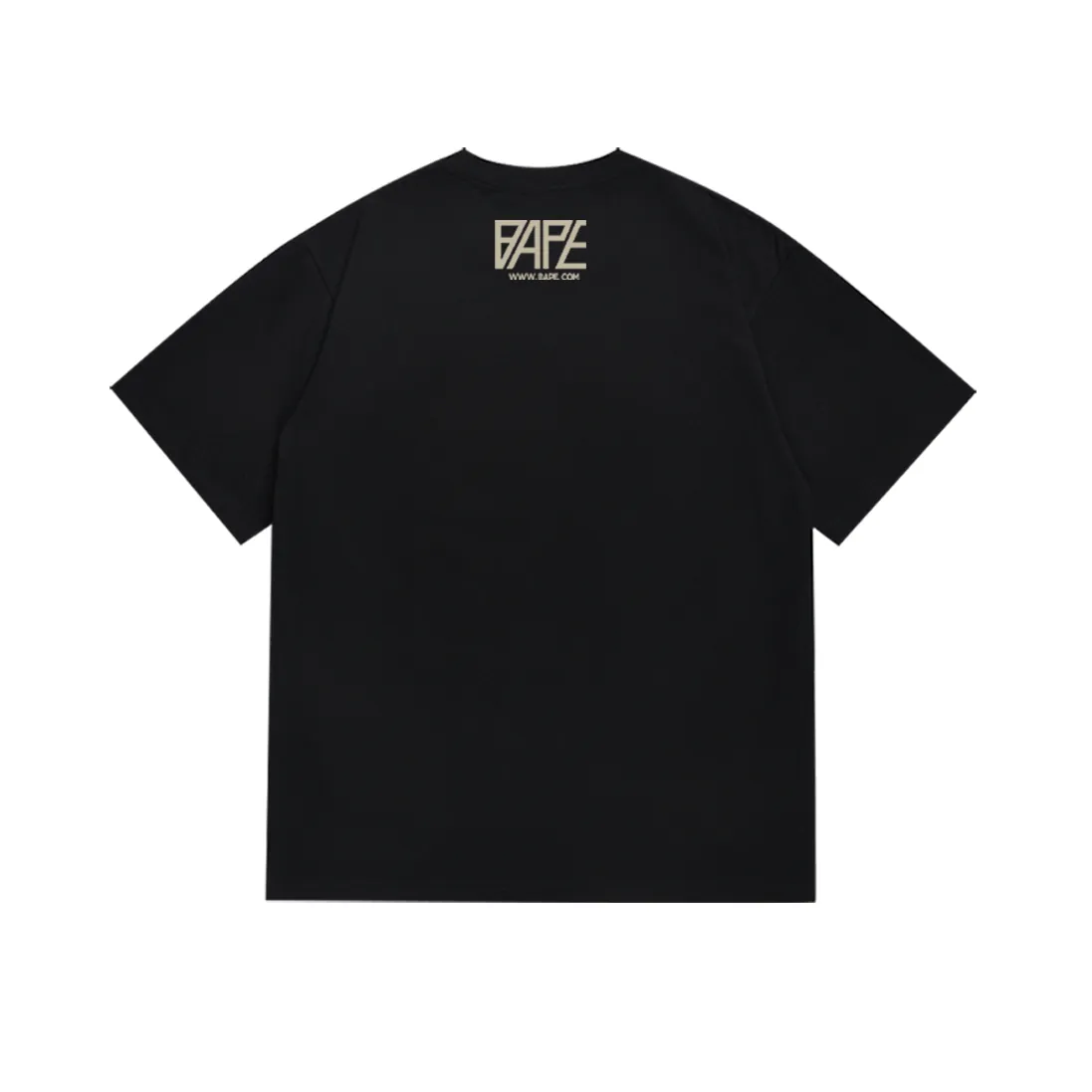 SC180#p110💰 (top version) BAPE ape head monogram printed short-sleeved T-shirt Made of 260 grams of high-quality high-weave pure cotton fabric, double yarn combed, soft and non-pilling, imported environmentally friendly printing glue, bright and three-dimensional pattern, quality 💥Same style for men and women, the upper body is fashionable Color: black white Size: S M L XL XXL