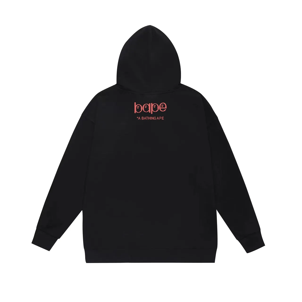 Model No. SC659#terry p160 plus velvet p180💰 (top version) BAPE ape-man head classic letter print hooded sweatshirt. Made of 380g large terry 430g silver fox velvet (drop shoulder large version) fabric. The texture is soft and non-pilling. Imported environmentally friendly printing glue. The pattern is bright and three-dimensional. Quality💥Same style for men and women. The upper body is trendy. Color: black white gray Size: S M L XL XXL
