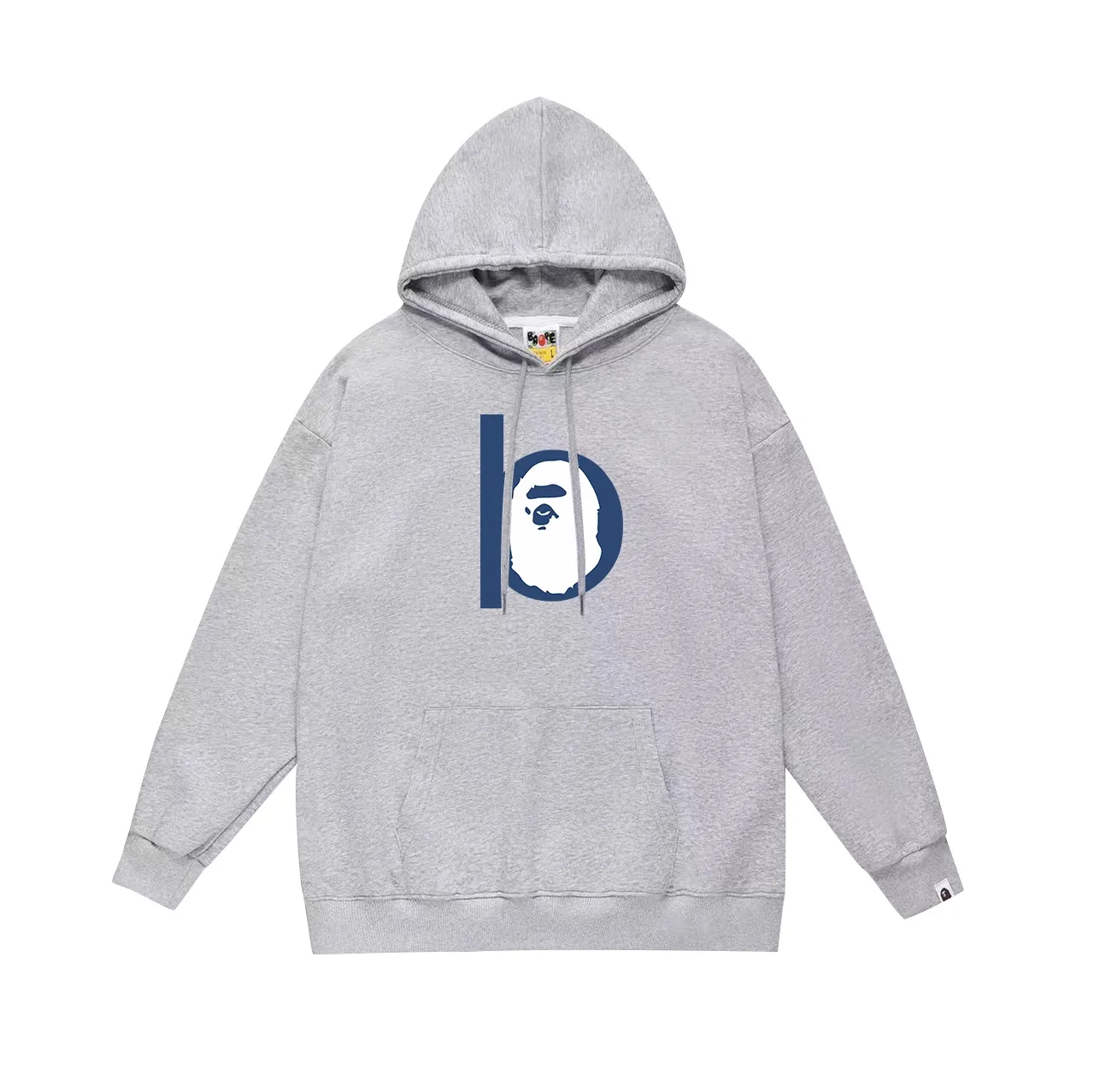 Model No. SC659#terry p160 plus velvet p180💰 (top version) BAPE ape-man head classic letter print hooded sweatshirt. Made of 380g large terry 430g silver fox velvet (drop shoulder large version) fabric. The texture is soft and non-pilling. Imported environmentally friendly printing glue. The pattern is bright and three-dimensional. Quality💥Same style for men and women. The upper body is trendy. Color: black white gray Size: S M L XL XXL