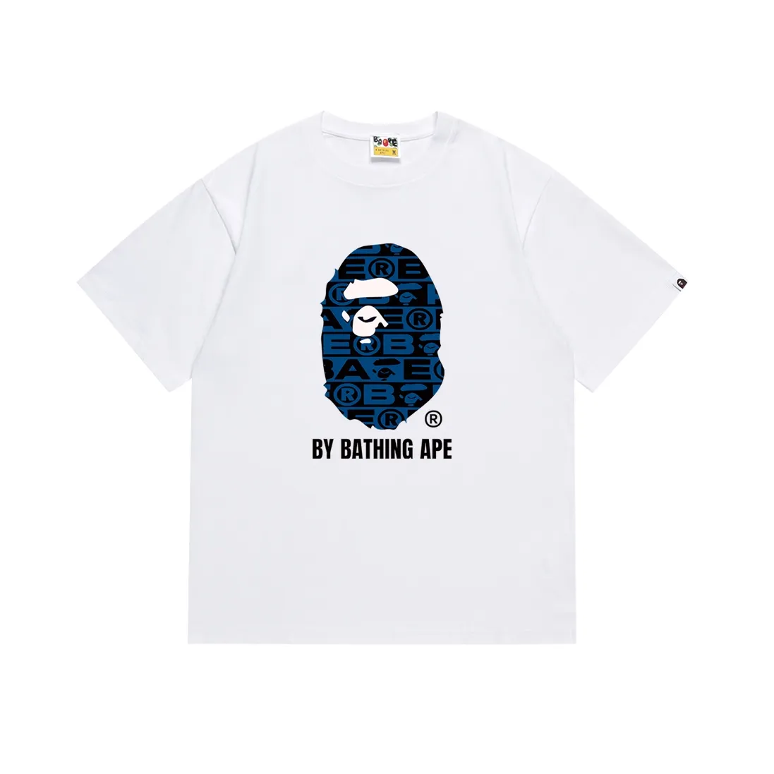 SC120#p110💰 (top version) BAPE camouflage ape head letter printed short-sleeved T-shirt Made of 260 grams of high-quality high-weave pure cotton fabric, double yarn combed, soft texture and no pilling Imported environmentally friendly printing glue, bright and three-dimensional pattern, quality 💥Same style for men and women, the upper body is trendy Color: black red white blue white green Size: S M L XL XXL