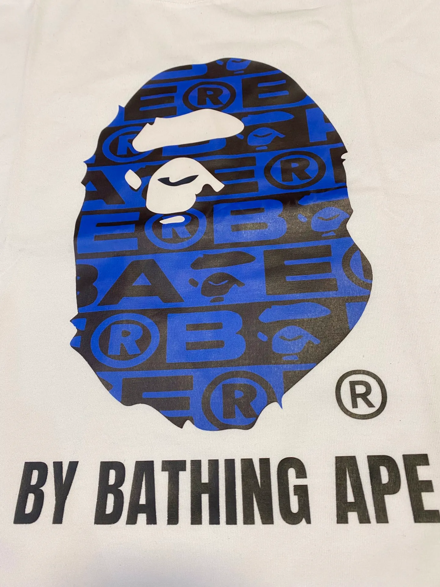 SC120#p110💰 (top version) BAPE camouflage ape head letter printed short-sleeved T-shirt Made of 260 grams of high-quality high-weave pure cotton fabric, double yarn combed, soft texture and no pilling Imported environmentally friendly printing glue, bright and three-dimensional pattern, quality 💥Same style for men and women, the upper body is trendy Color: black red white blue white green Size: S M L XL XXL