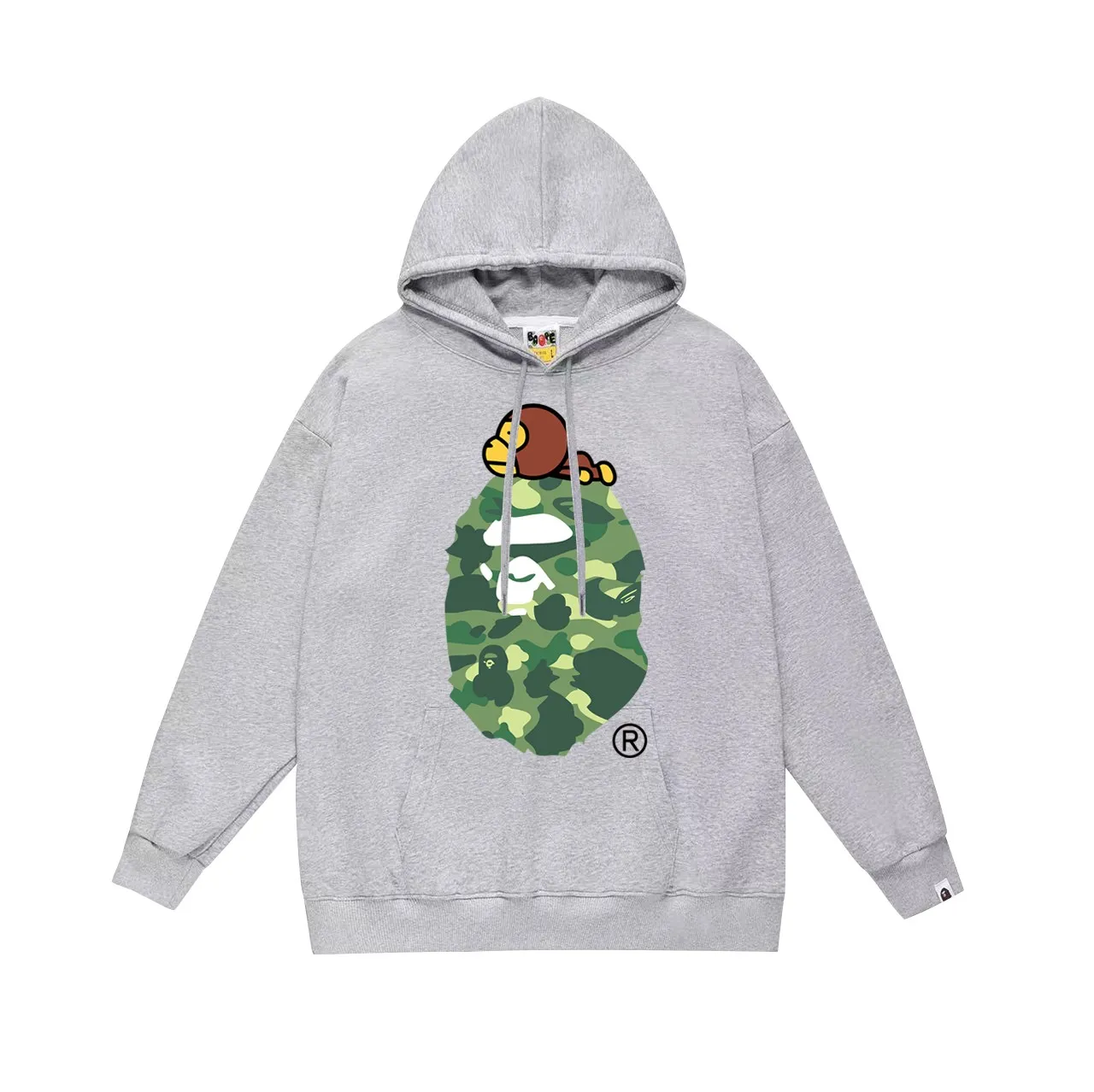 P160 model number SC763# terry 80 plus velvet 90 (top version) BAPE monkey and ape combination printed hooded sweatshirt. Made of 380g large terry (drop shoulder large version) fabric, soft texture and no pilling. Imported environmentally friendly printing glue. Bright and three-dimensional pattern. Quality 💥Same style for men and women. The upper body is fashionable. Color: black and red, white and red, gray and red, black and blue, white and blue, gray and blue, black and green, white and green, gray and green, black and purple. White purple gray purple Size: S M L XL XXL