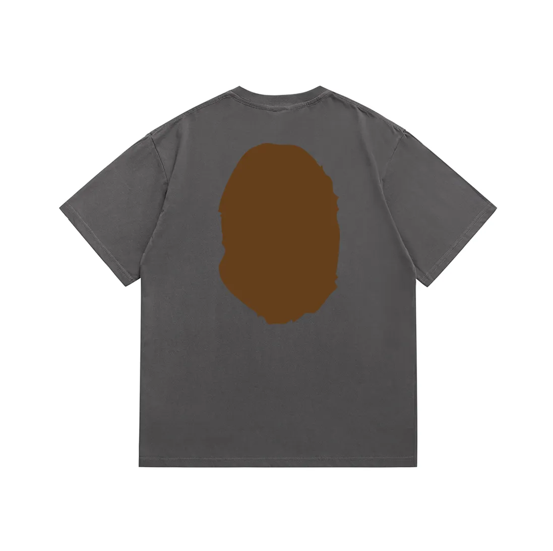 SC175#p110💰 (Top version) BAPE classic front and back great ape head printed short-sleeved T-shirt Made of 260 grams of high-quality high-weave pure cotton fabric, double yarn combed, soft texture without pilling, imported environmentally friendly printing glue, bright and three-dimensional pattern, quality 💥unisex style, the upper body is trendy Color: black, white, apricot, green, red, purple, pink, dark gray, coffee, fluorescent green, floral gray, grass green, raspberry Burgundy Lake Blue Sky Blue Khaki Navy Blue Klein Blue Dragon Fruit Color Size: S M L XL XXL