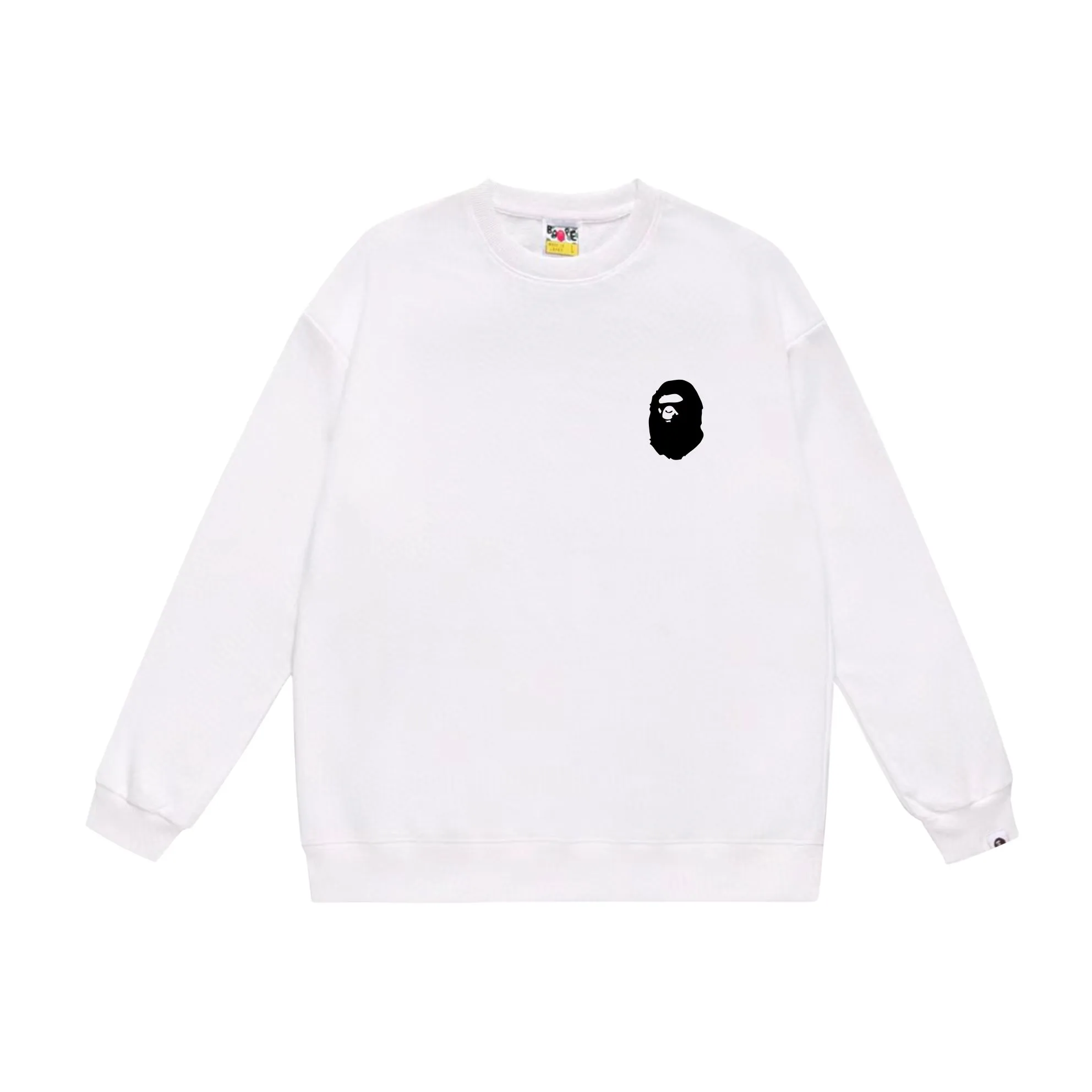 P150 model number SC515# terry 75 plus velvet 80 (top version) BAPE×STUSSY co-branded Stussy letter round neck sweatshirt Made of 350g large terry (drop shoulder large version) fabric, soft and non-pilling texture, imported environmentally friendly printing glue, bright and three-dimensional pattern, quality 💥Same style for men and women, the upper body is fashionable Color: black and white, white and black, gray and black, black and red, white and red, gray and red Size: S M L XL XXL
