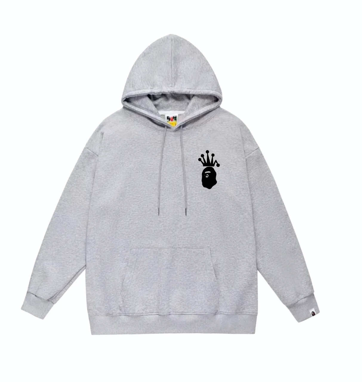 P160 model number SC808# terry 80 plus velvet 90 (top version) BAPE×STUSSY co-branded Stussy letter printed hooded sweatshirt. Made of 380g large terry (drop shoulder large version) fabric, soft texture and no pilling. Imported environmentally friendly printing glue. Bright and three-dimensional pattern. Quality💥Same style for men and women. The upper body is trendy. Color: black and white, white and black, gray and black, black and yellow, white and yellow, gray and yellow, black and red, white and red. Gray red Size: S M L XL XXL