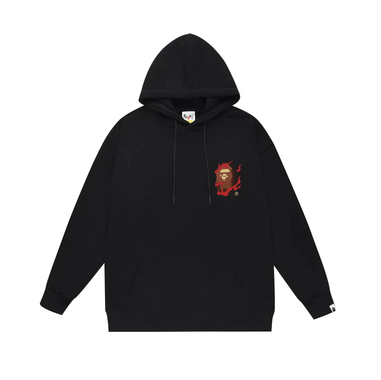 Model No. SC744#terry p160 plus velvet 180💰 (top version) BAPE SOUVENIR RELAXED FIT Commemorative Ape Man Hooded Sweatshirt Made of 380 grams of large terry (drop shoulder large version) fabric, soft and non-pilling, imported environmentally friendly printing glue, bright and three-dimensional pattern, quality 💥Same style for men and women, the upper body is fashionable Color: black white gray Size: S M L XL XXL