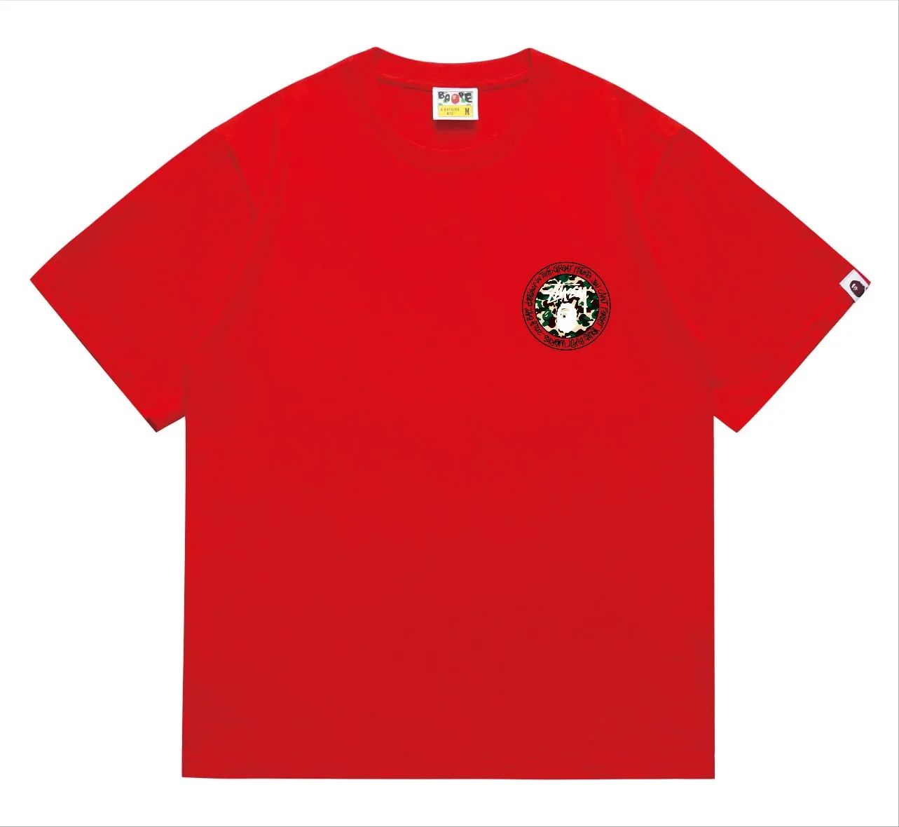 SC219#p110💰 (top version) BAPE×Stussy co-branded Stussy letter ape print T-shirt Made of 260 grams of high-quality high-weave pure cotton fabric, double yarn combed, soft texture without pilling, imported environmentally friendly printing glue, bright and three-dimensional pattern, quality 💥Same style for men and women, the upper body is fashionable Color: black and white print, gray and white print, pink and white print, red and white print, white and black print, gray and black print, red and black print Pink and black print Size: S M L XL XXL