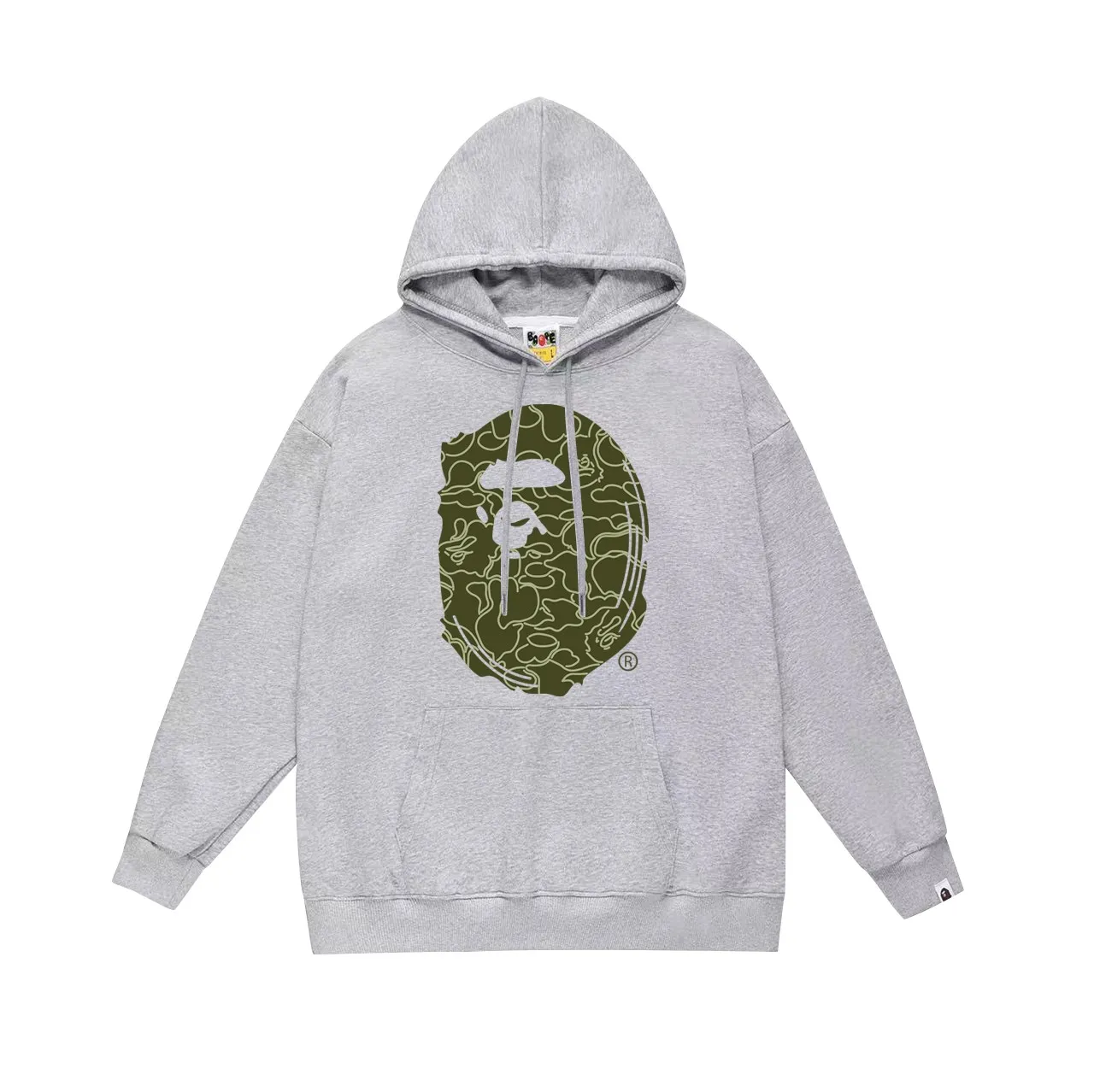 P160 model number SC773# terry 80 plus velvet 90 (top version) BAPE Monkey Head 30th anniversary limited edition camouflage hooded sweatshirt. Made of 380g large terry (drop shoulder large version) fabric. The texture is soft and non-pilling. Imported environmentally friendly printing glue. The pattern is bright and three-dimensional. Quality 💥Same style for men and women. The upper body is trendy. Color: black green white green gray green black red white red gray red black blue white blue Gray blue Size: S M L XL XXL