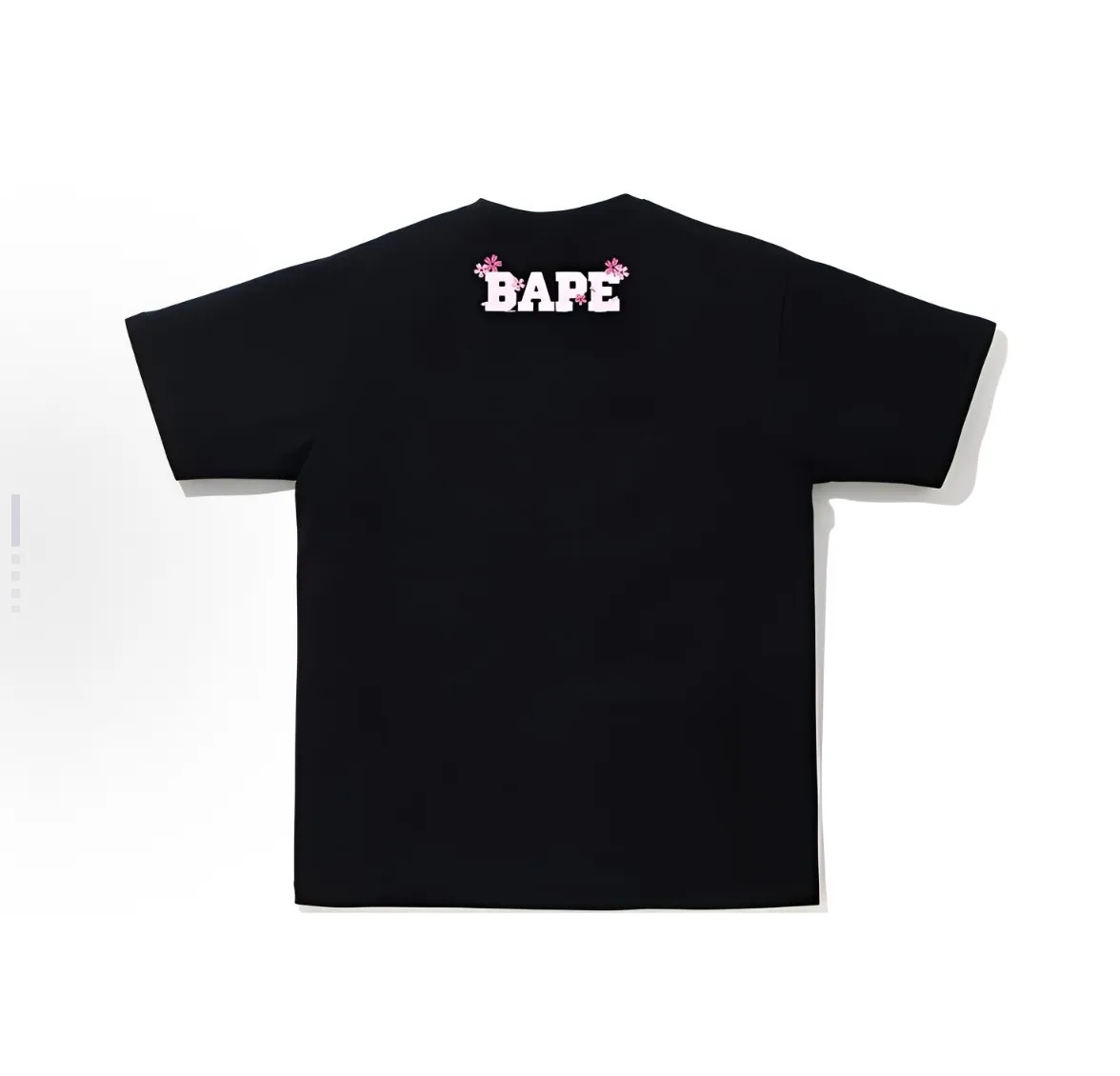 P110 001042 BAPE Sakura Tee SS20 Sakura limited ape short-sleeved T-shirt, same style for men and women, size smlxlxxl, black and white