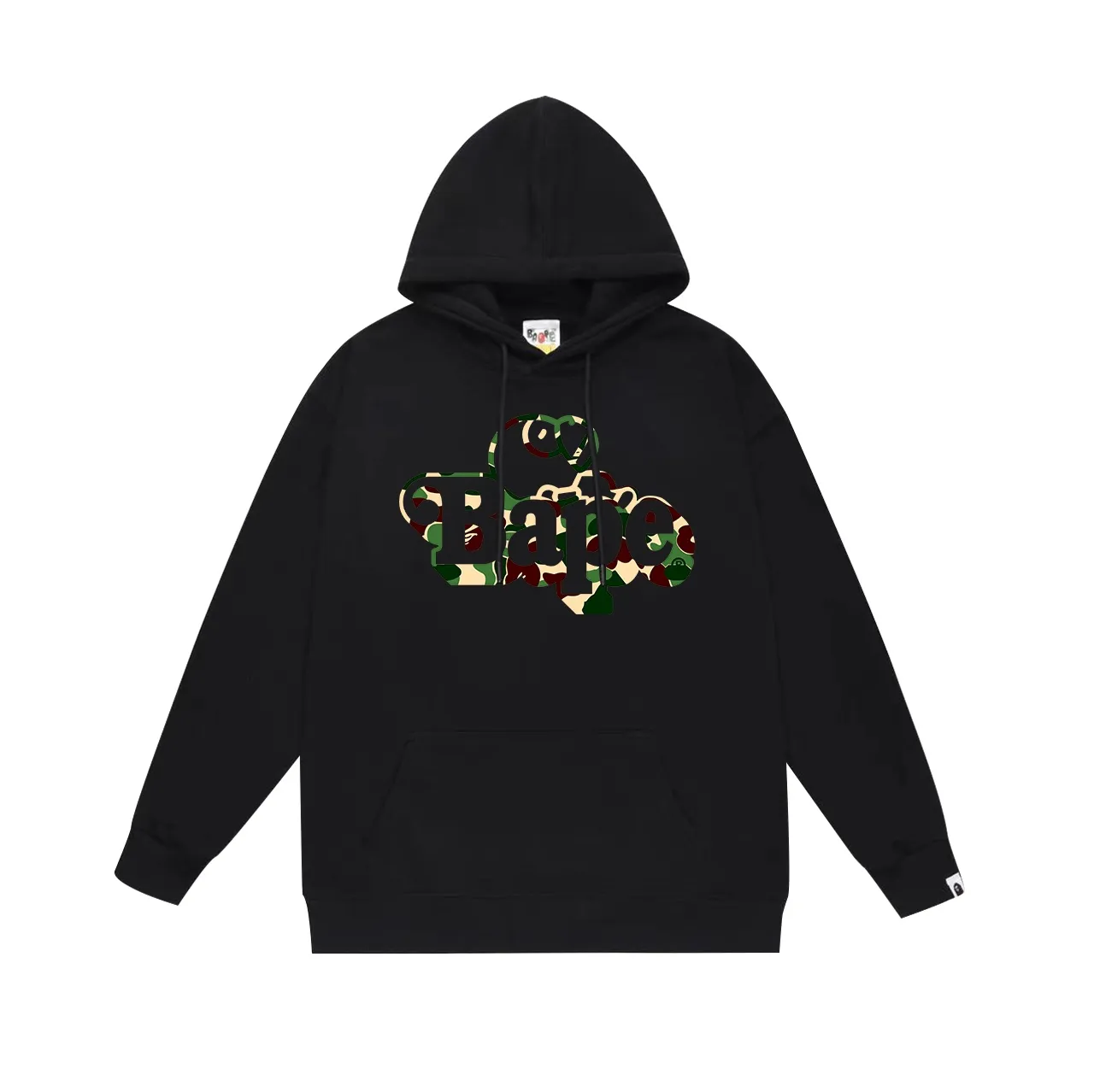 Model No. SC709#terry p160 plus velvet 180💰 (top version) BAPE camouflage cartoon BABY MILO printed hooded sweatshirt Made of 380g large terry (drop shoulder large version) fabric, soft texture and no pilling Imported environmentally friendly printing glue The pattern is bright and three-dimensional Quality💥Same style for men and women The upper body is trendy Color: black green white green gray green Size: S M L XL XXL