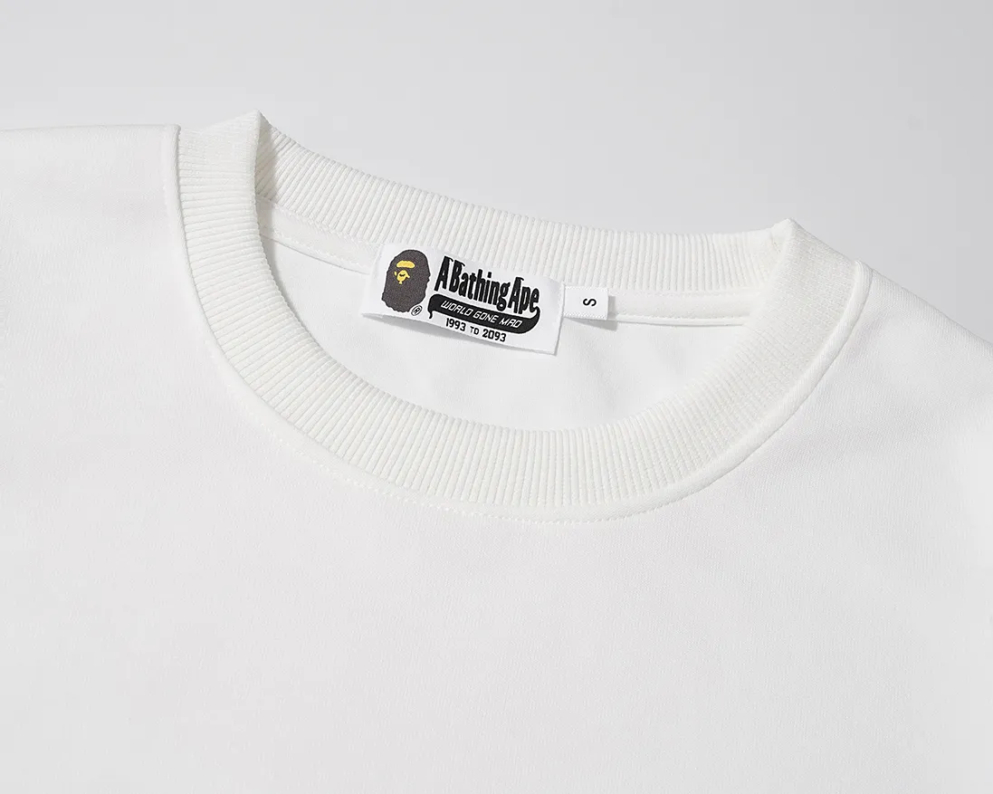 P150 model number: SC-20000# BAPE classic embroidered ape badge color: white black pink bright red apricot olive green yellow sky blue light green purple dark gray dark blue burgundy Klein blue dark green 1.0 white gray 1.5 flower gray coffee color khaki dragon fruit color Size: S M L XL XXL Weight: 330 grams of Chinese cotton composite milk silk
