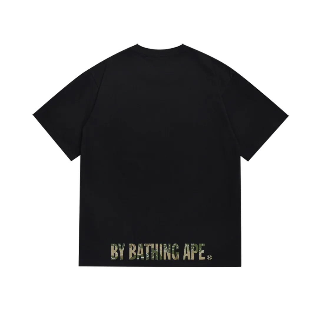 SC159#p110💰 (Top version) BAPE camouflage ape face printed short-sleeved T-shirt Made of 260 grams of high-quality high-weave pure cotton fabric, double yarn combed, soft texture and no pilling Imported environmentally friendly printing glue, bright and three-dimensional pattern, quality 💥Same style for men and women, the upper body is fashionable Color: black white Size: S M L XL XXL