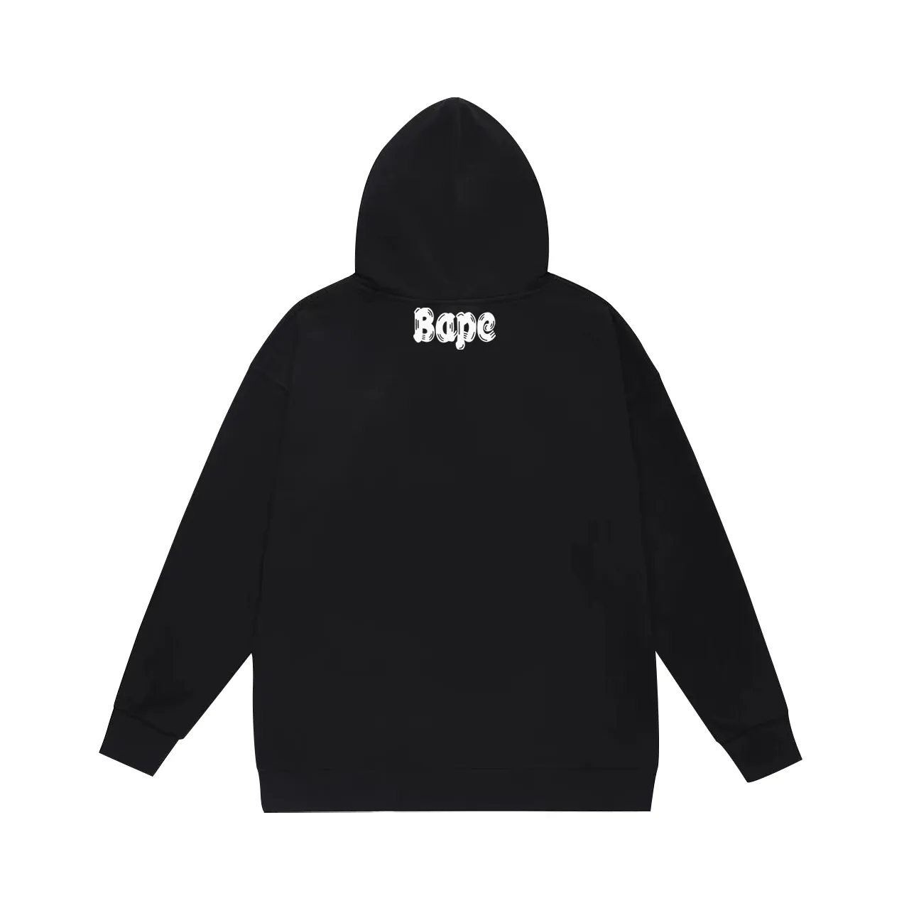 P160 model number SC797# terry 80 plus velvet 90 (top version) BAPE ape head letter brush print hooded sweatshirt Made of 380 grams of large terry (drop shoulder large version) fabric, soft texture and no pilling Imported environmentally friendly printing glue The pattern is bright and three-dimensional Quality 💥Same style for men and women The upper body is trendy Color: black white gray Size: S M L XL XXL