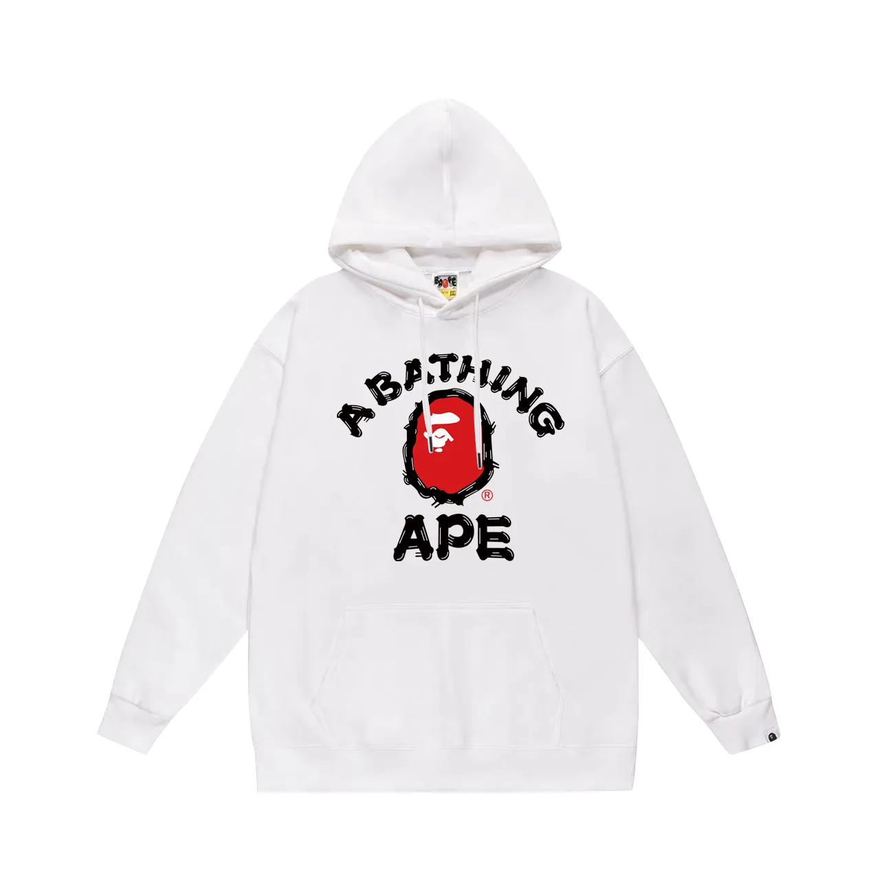 P160 model number SC797# terry 80 plus velvet 90 (top version) BAPE ape head letter brush print hooded sweatshirt Made of 380 grams of large terry (drop shoulder large version) fabric, soft texture and no pilling Imported environmentally friendly printing glue The pattern is bright and three-dimensional Quality 💥Same style for men and women The upper body is trendy Color: black white gray Size: S M L XL XXL