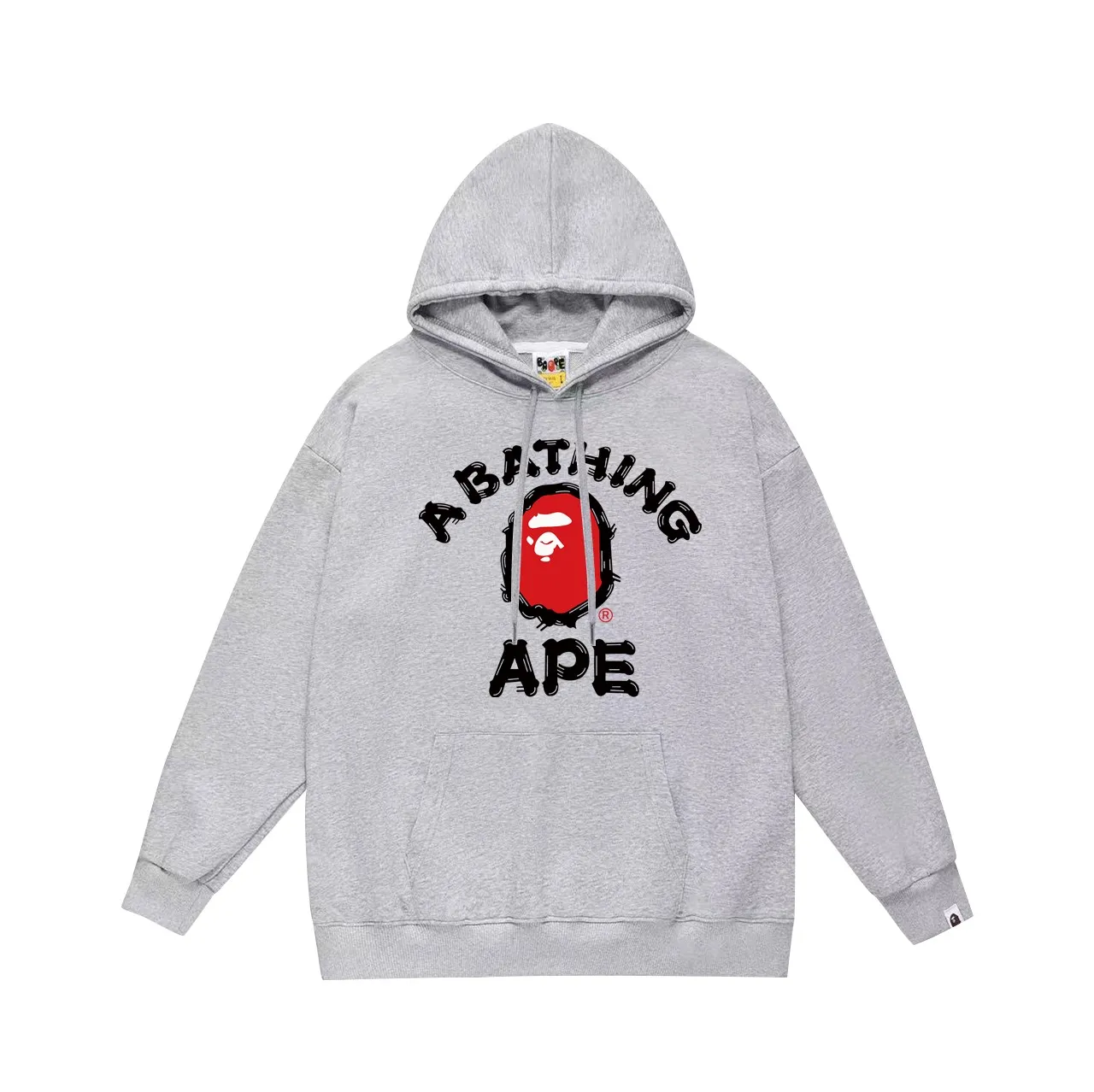 P160 model number SC797# terry 80 plus velvet 90 (top version) BAPE ape head letter brush print hooded sweatshirt Made of 380 grams of large terry (drop shoulder large version) fabric, soft texture and no pilling Imported environmentally friendly printing glue The pattern is bright and three-dimensional Quality 💥Same style for men and women The upper body is trendy Color: black white gray Size: S M L XL XXL