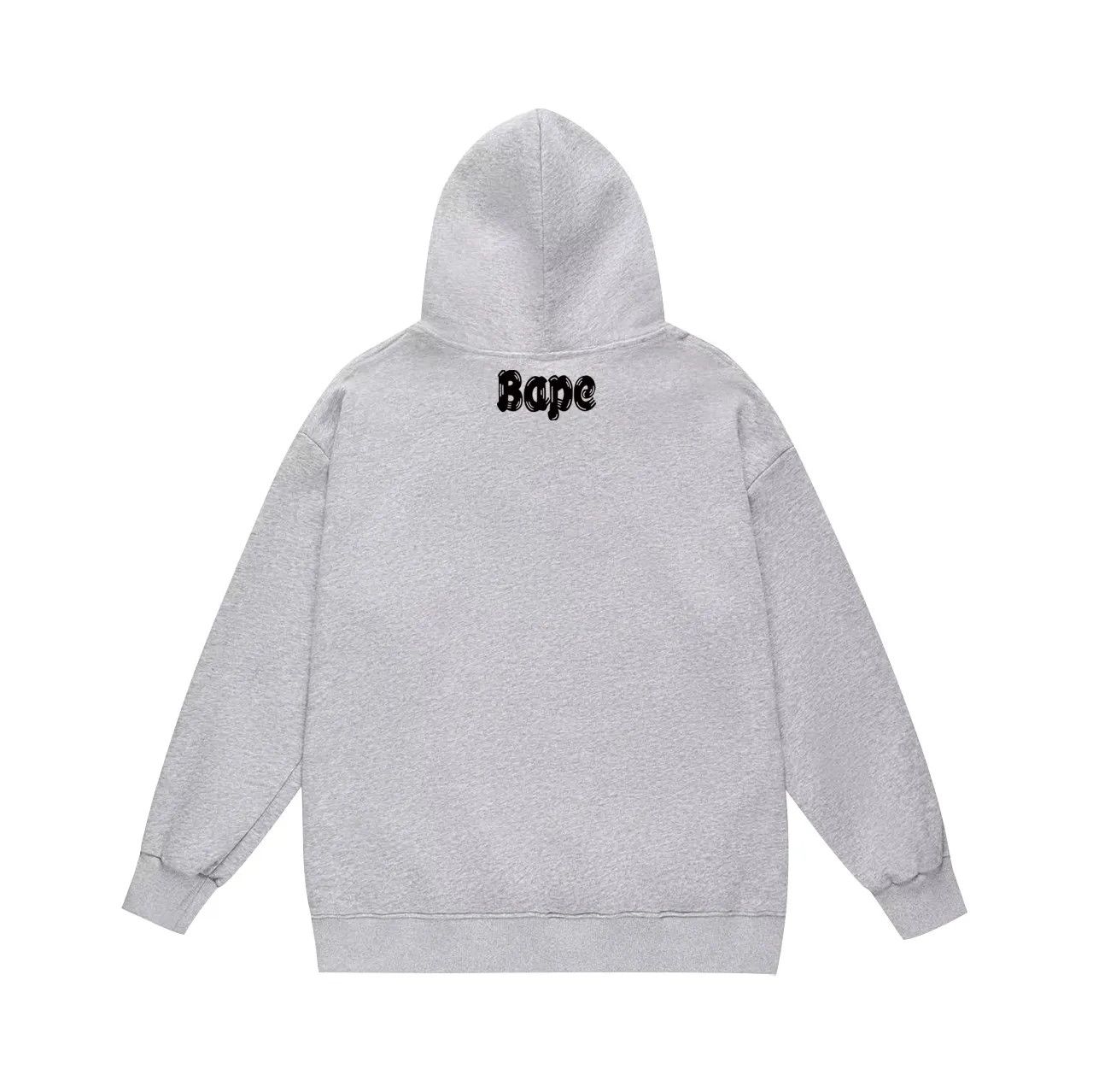 P160 model number SC797# terry 80 plus velvet 90 (top version) BAPE ape head letter brush print hooded sweatshirt Made of 380 grams of large terry (drop shoulder large version) fabric, soft texture and no pilling Imported environmentally friendly printing glue The pattern is bright and three-dimensional Quality 💥Same style for men and women The upper body is trendy Color: black white gray Size: S M L XL XXL
