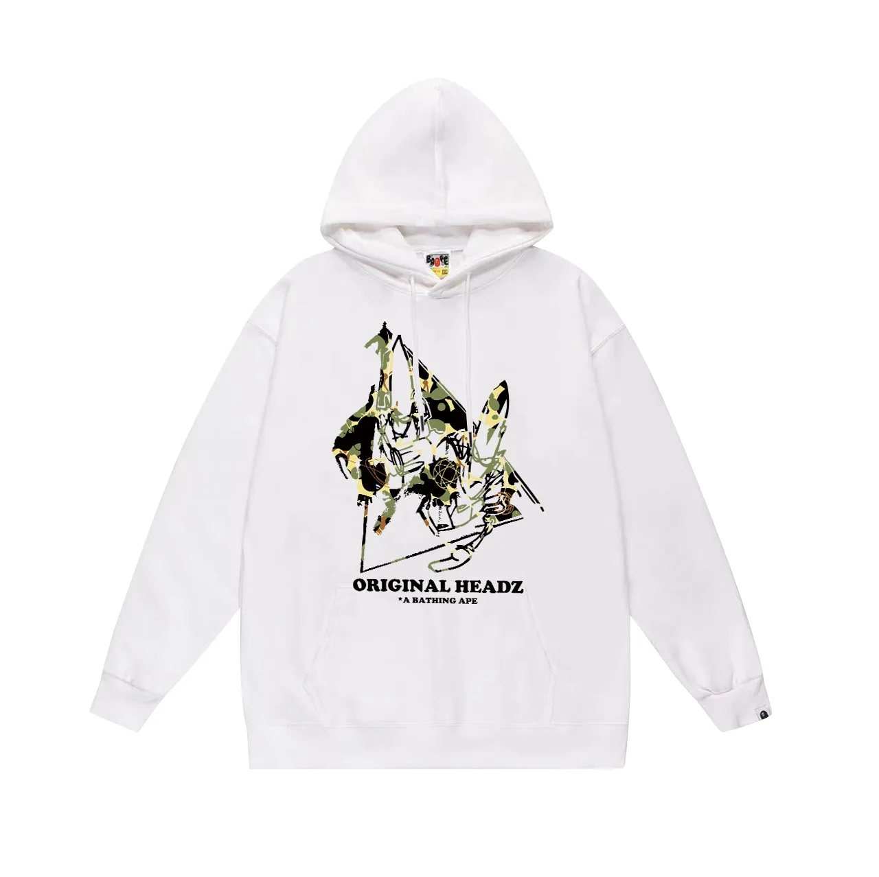 Model No. SC731# Terry p160 plus velvet 180💰 (top version) BAPE✖️UNKLE co-branded Logo printed hooded sweatshirt Made of 380g large terry (drop shoulder large version) fabric, soft texture and no pilling Imported environmentally friendly printing glue The pattern is bright and three-dimensional Quality💥Same style for men and women The upper body is trendy Color: black white gray Size: S M L XL XXL