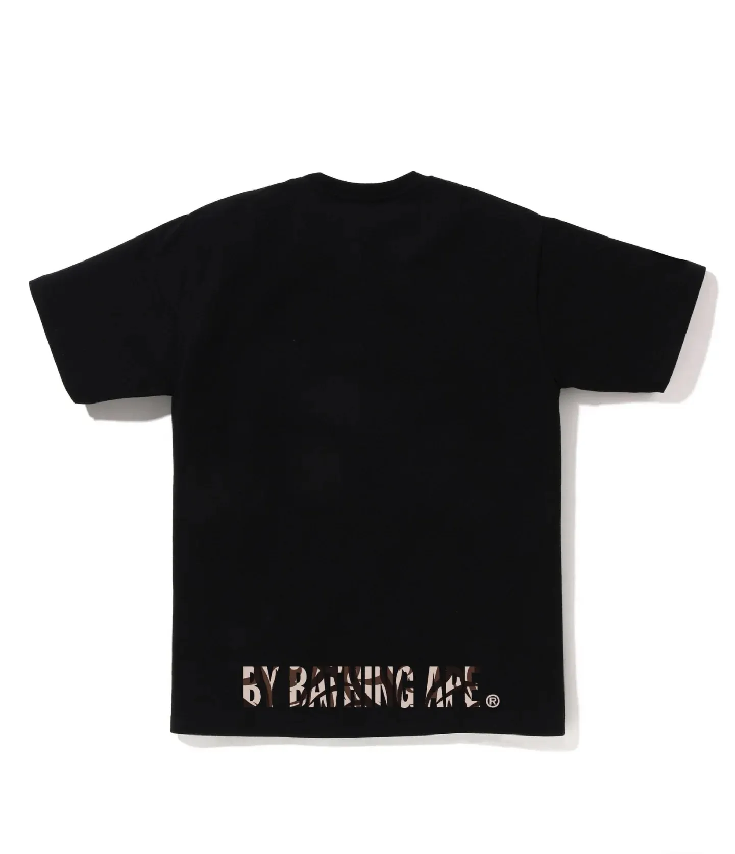 P110 001153 model BAPE SS25 star pattern letter print loose round collar collar logo short-sleeved T-shirt same style for men and women code number smlxlxxl black and yellow, black and green, white and yellow, white and green