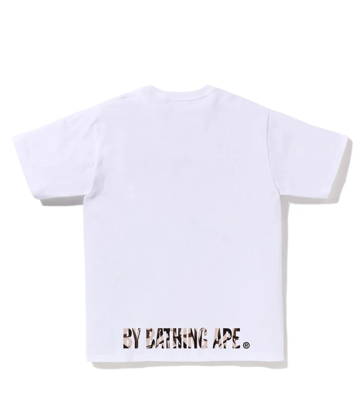 P110 001153 model BAPE SS25 star pattern letter print loose round collar collar logo short-sleeved T-shirt same style for men and women code number smlxlxxl black and yellow, black and green, white and yellow, white and green