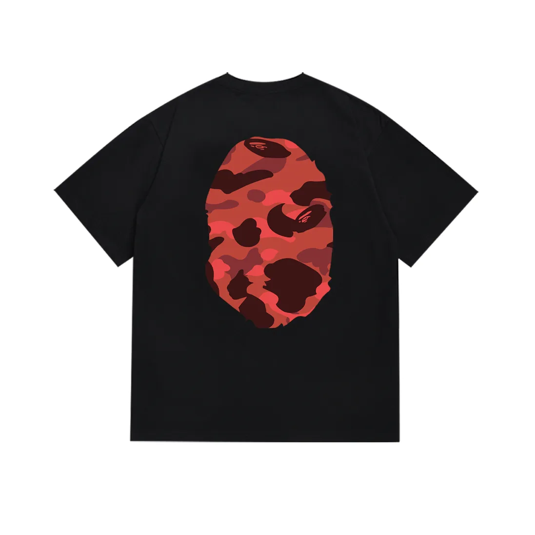 P110 SC060# (top version) BAPE double-sided camouflage ape head printed short-sleeved T-shirt Made of 260 grams of high-quality high-weave pure cotton fabric, double yarn combed, soft texture and no pilling Imported environmentally friendly printing glue, bright and three-dimensional pattern, quality 💥unisex style, the upper body is fashionable Color: white camouflage black camouflage white yellow black yellow white green black green white purple black purple white red black red Size: S M L XL XXL