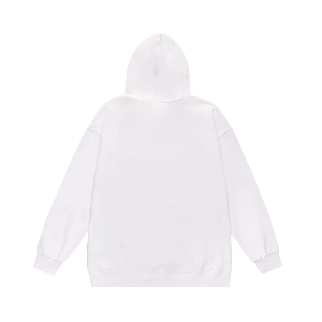 P160 model number SC783# terry 80 plus velvet 90 (top version) BAPE potted flower limited edition printed hooded sweatshirt. Made of 380g large terry (drop shoulder large version) fabric. The texture is soft and non-pilling. Imported environmentally friendly printing glue. The pattern is bright and three-dimensional. Quality 💥Same style for men and women. The upper body is trendy. Color: black white gray Size: S M L XL XXL