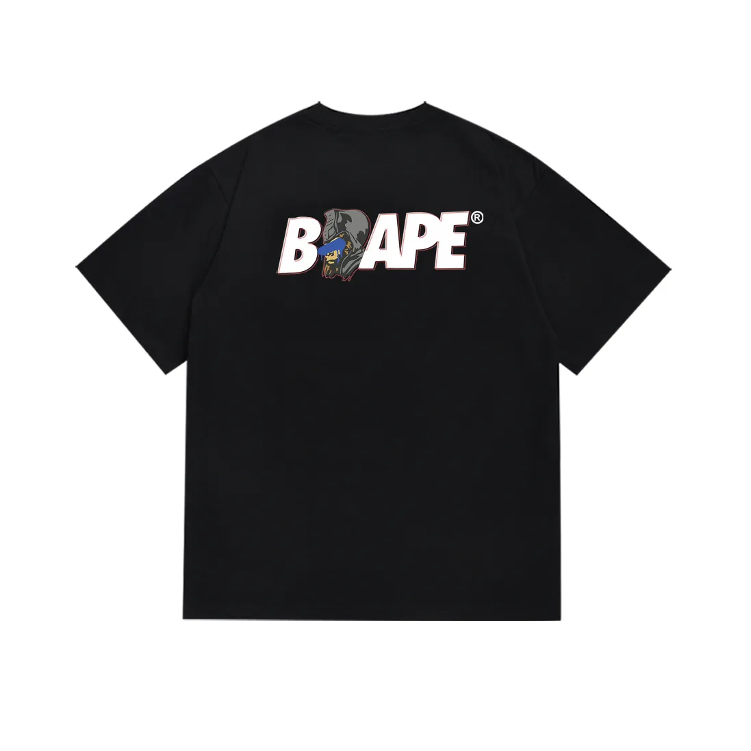 P110 SC031# (top version) BAPE GENERAL SPLAY Camouflage ape head general double-sided printing Made of 260 grams of high-quality high-woven pure cotton fabric, double yarn combed, soft texture and no pilling Imported environmentally friendly printing glue, bright and three-dimensional pattern, quality 💥Same style for men and women, the upper body is fashionable Color: black and white Size: S M L XL XXL