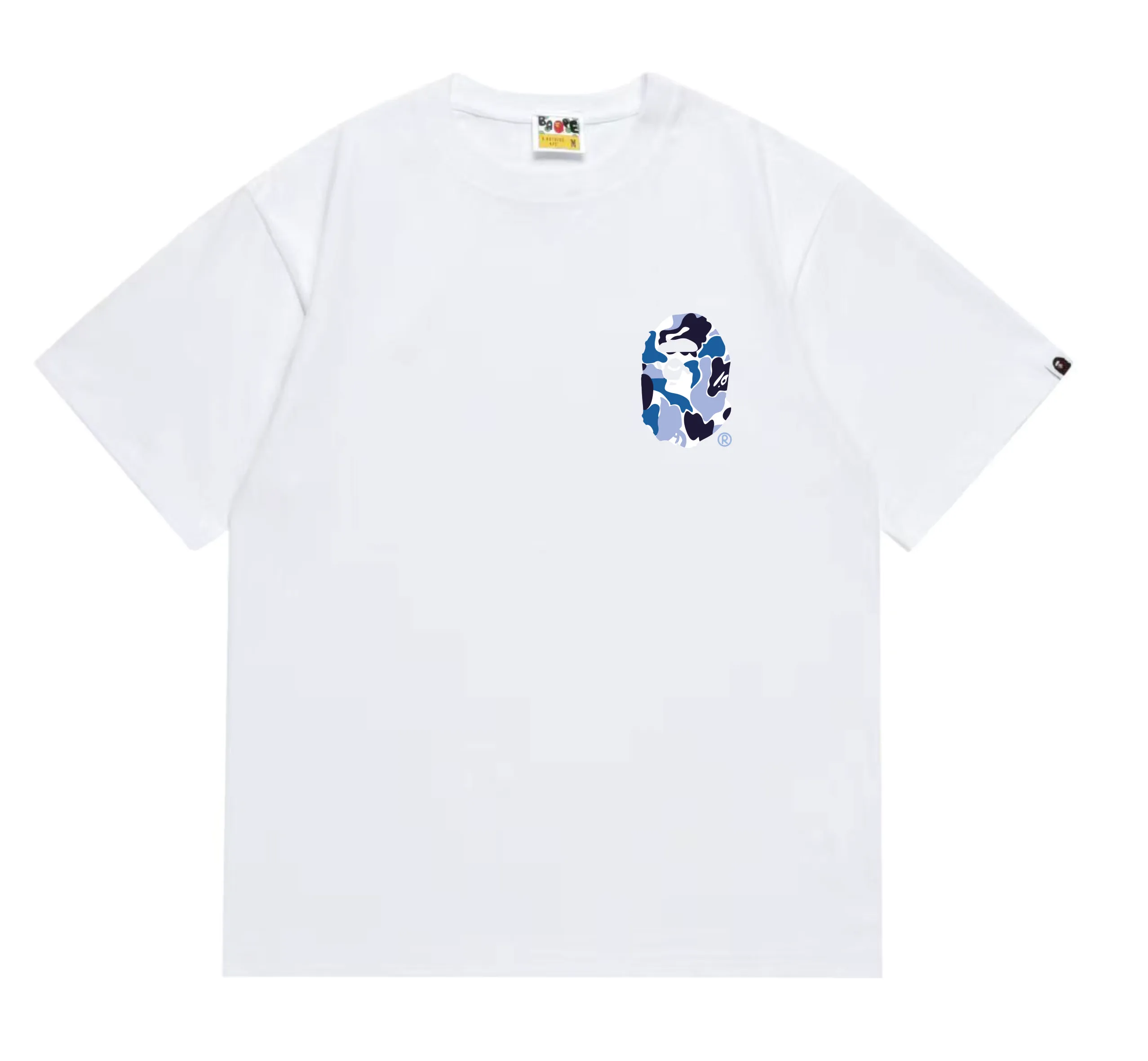 SC213#p110💰 (Top version) BAPE×Stussy co-branded Stussy letter ape print T-shirt Made of 260 grams of high-quality high-weave pure cotton fabric, double yarn combed, soft texture and no pilling Imported environmentally friendly printing glue The pattern is bright and three-dimensional The quality is the same for men and women The upper body is trendy Color: Black White Gray Pink Red Size: S M L XL XXL