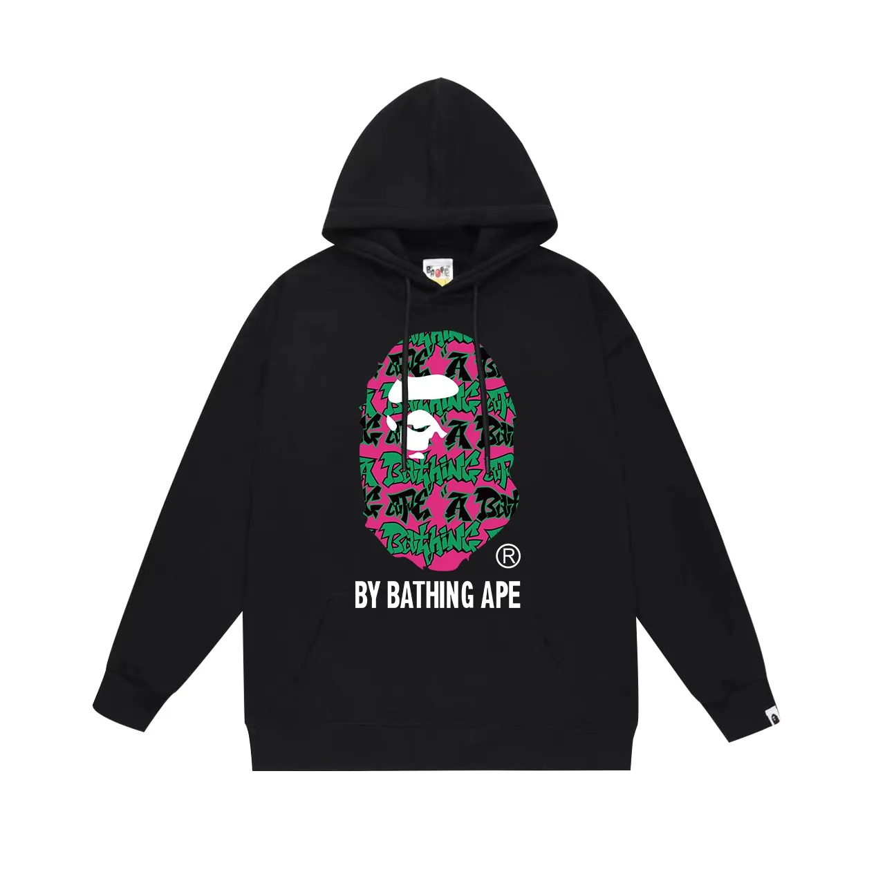 Model No. SC721# Terry p160 plus velvet 180💰 (top version) BAPE camouflage ape head letter printed hooded sweatshirt Made of 380 grams of large terry (drop shoulder large version) fabric, soft texture and no pilling Imported environmentally friendly printing glue The pattern is bright and three-dimensional Quality💥Same style for men and women The upper body is trendy Color: black white gray Size: S M L XL XXL