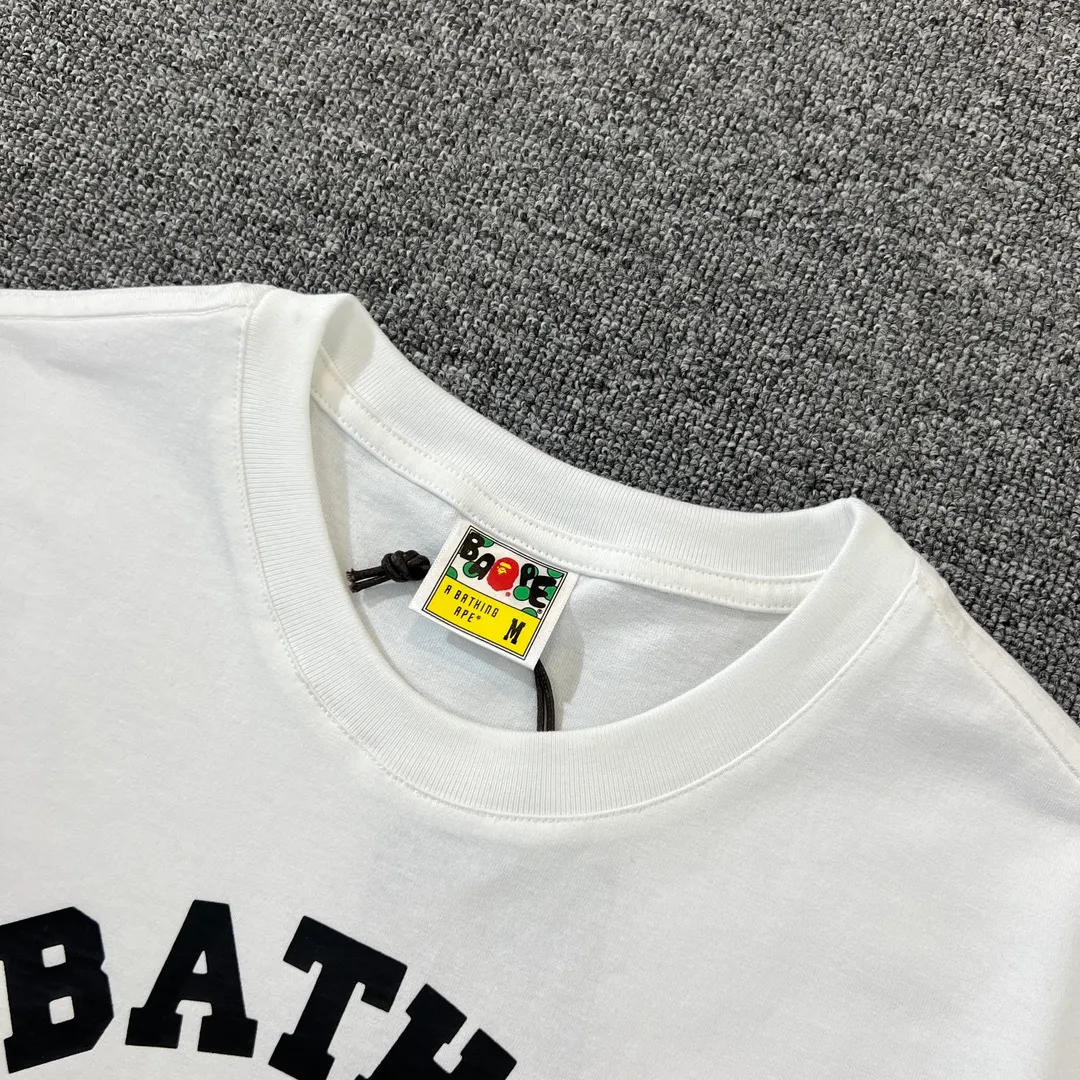 💰140 BAPE ape-man’s small head classic reappearance 270g heavy linen cotton fabric ZP version Couple model: S-XXL [Black White Navy Rice Apricot]