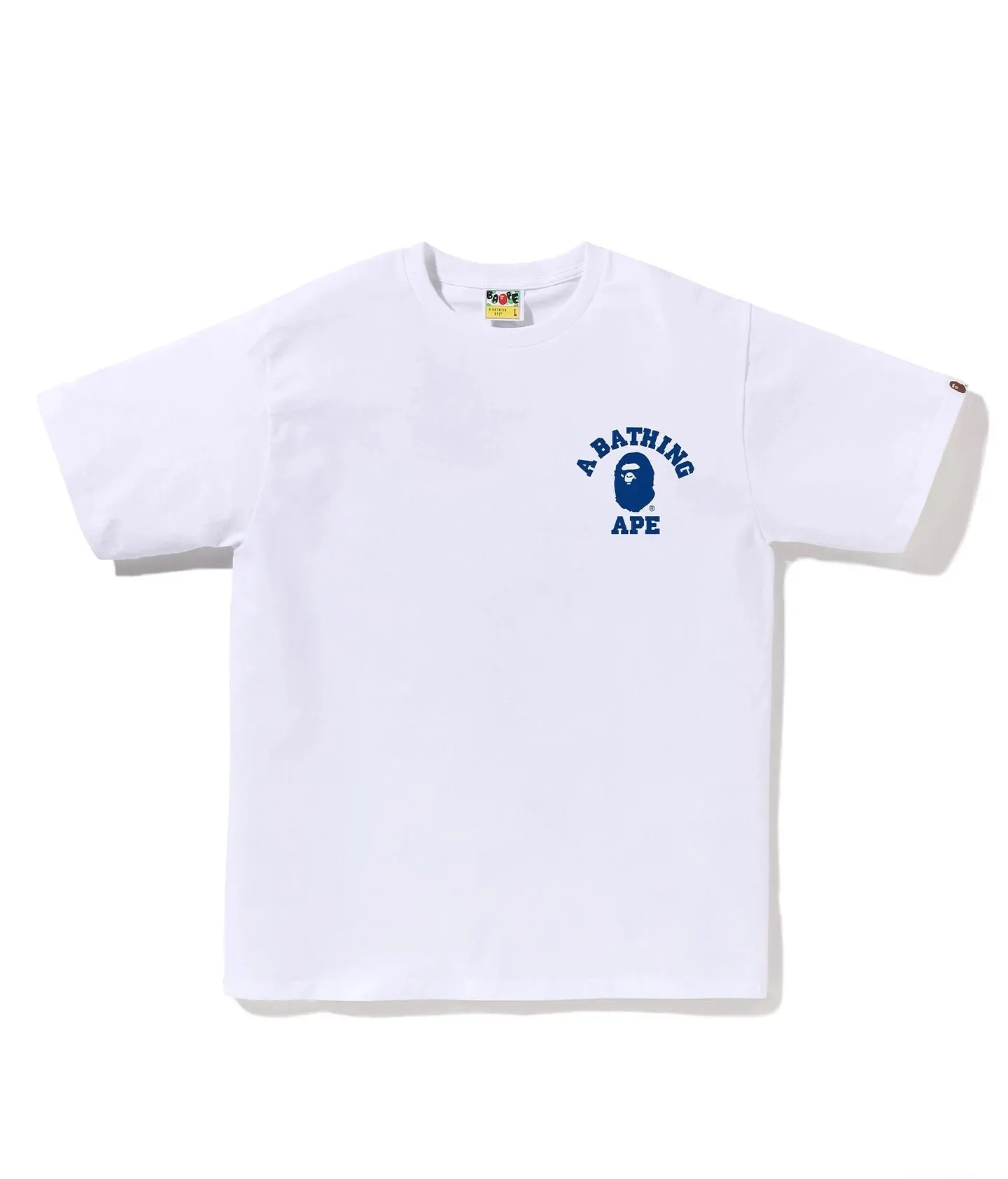 P110 001133 BAPE SS25 ABC CAMO series camouflage letter ape head print loose cuffs logo short-sleeved T-shirt, same style for men and women, size smlxlxxl, black pink, white pink, black green, white green, black blue, white blue