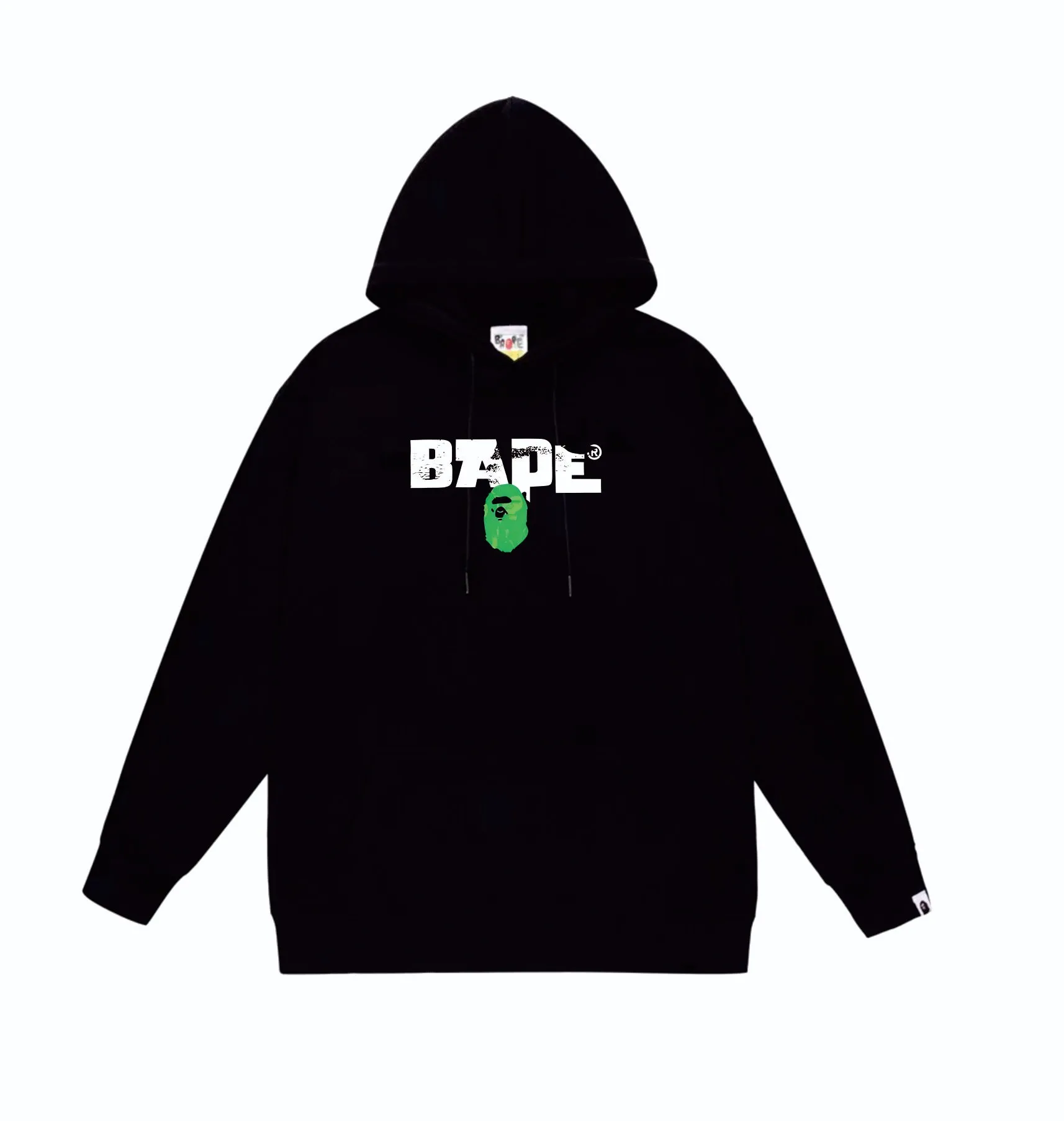 P160 model number SC869# terry 80 plus velvet 90 (top version) BAPE Ape Army letter print hooded sweatshirt Made of 380 grams of large terry (drop shoulder large version) fabric, soft texture and no pilling Imported environmentally friendly printing glue The pattern is bright and three-dimensional Quality 💥Same style for men and women The upper body is trendy Color: black white gray Size: S M L XL XXL
