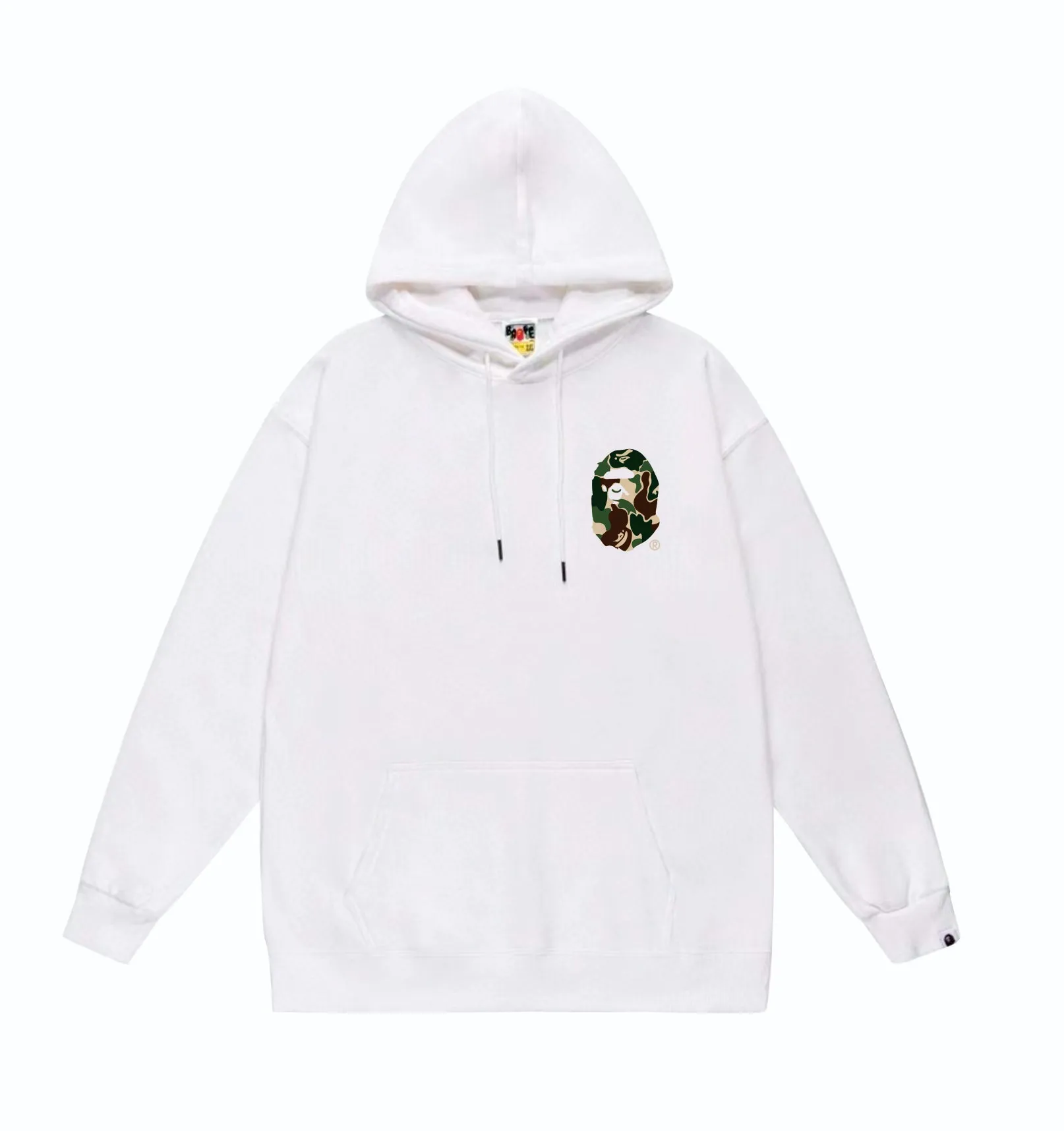P160 model number SC812# terry 80 plus velvet 90 (top version) BAPE×STUSSY co-branded Stussy letter printed hooded sweatshirt Made of 380 grams of large terry (drop shoulder large version) fabric, soft texture and no pilling Imported environmentally friendly printing glue The pattern is bright and three-dimensional Quality 💥Same style for men and women The upper body is trendy Color: Black White Gray Size: S M L XL XXL