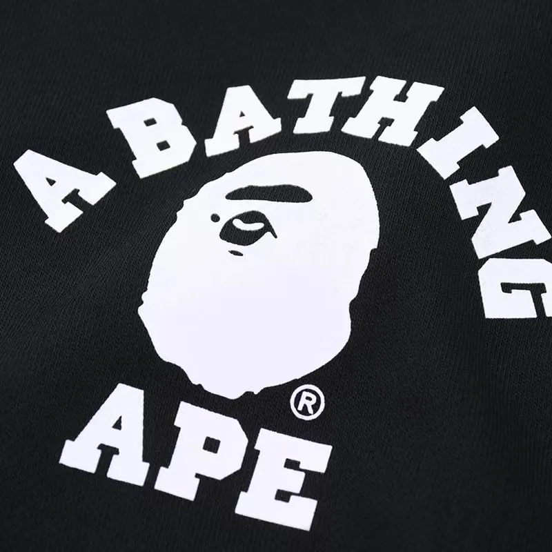 P178 2695#BAPE ape head printed round neck sweatshirt Color: Black Gray Royal Blue Size: M-XXL Fabric: 350g cotton terry Technology: Printing