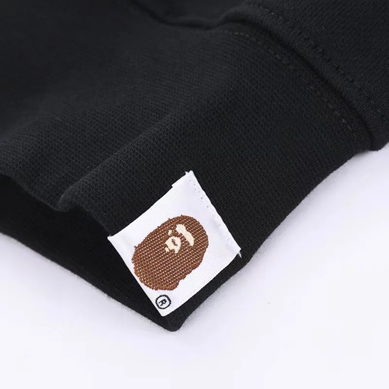 P178 2695#BAPE ape head printed round neck sweatshirt Color: Black Gray Royal Blue Size: M-XXL Fabric: 350g cotton terry Technology: Printing