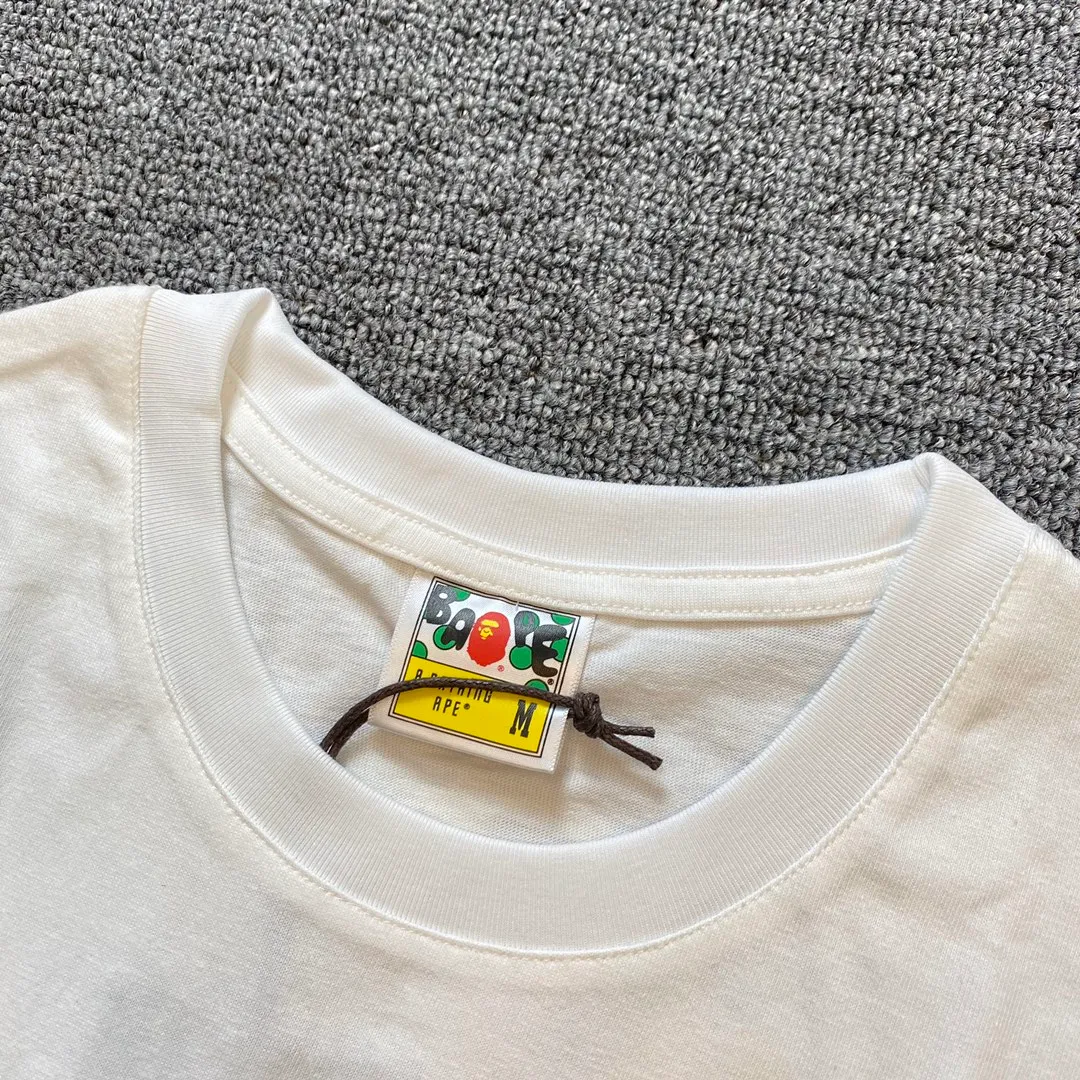 💰140 Bape Abc Blue Pink Green Camouflage Ape Man Reappearance 280g Couple Model: S-XXL [White Green Black Green White Blue Black Blue White Pink Black Pink]